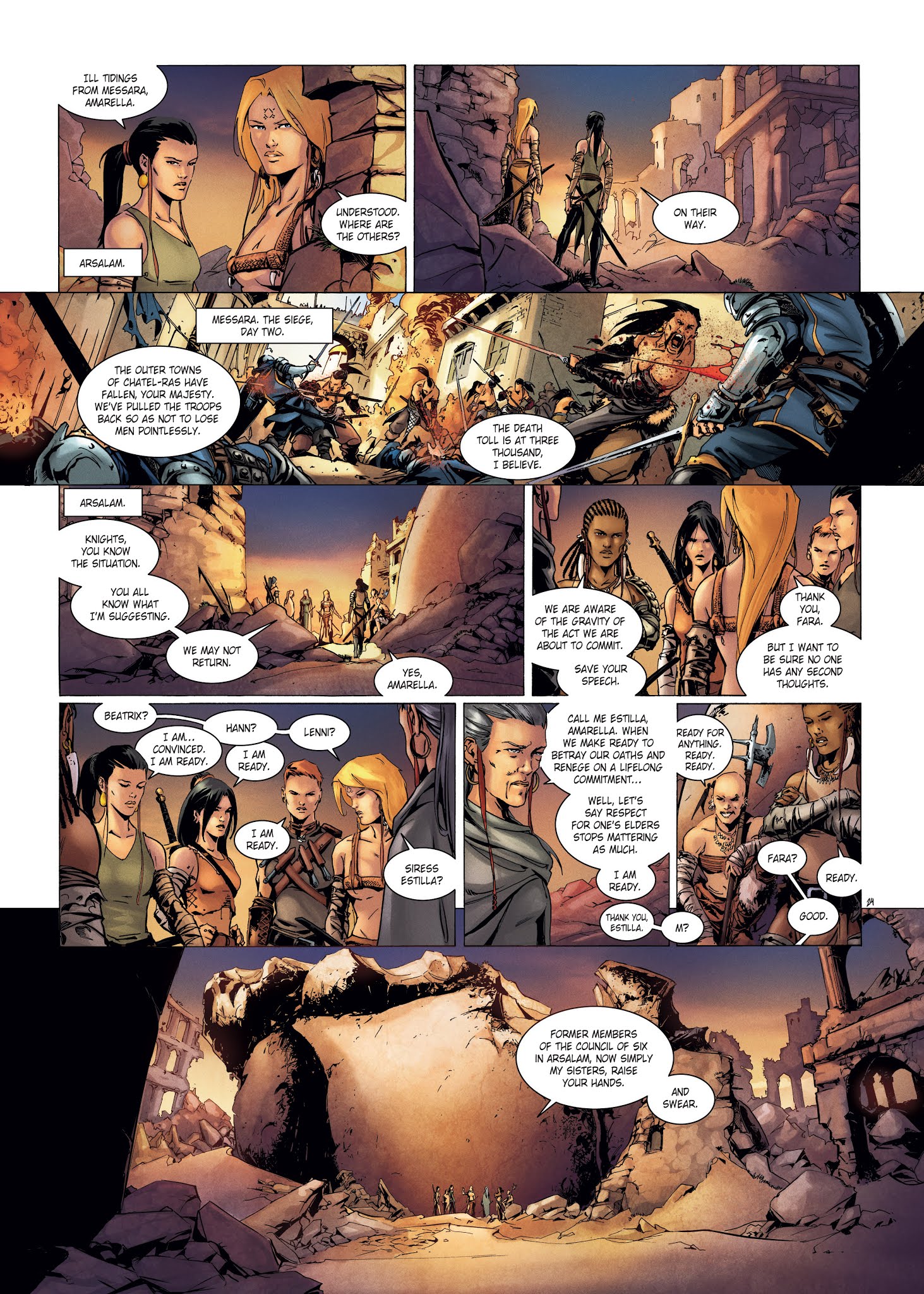 Read online Chronicles of the Dragon Knights comic -  Issue #18 - 25