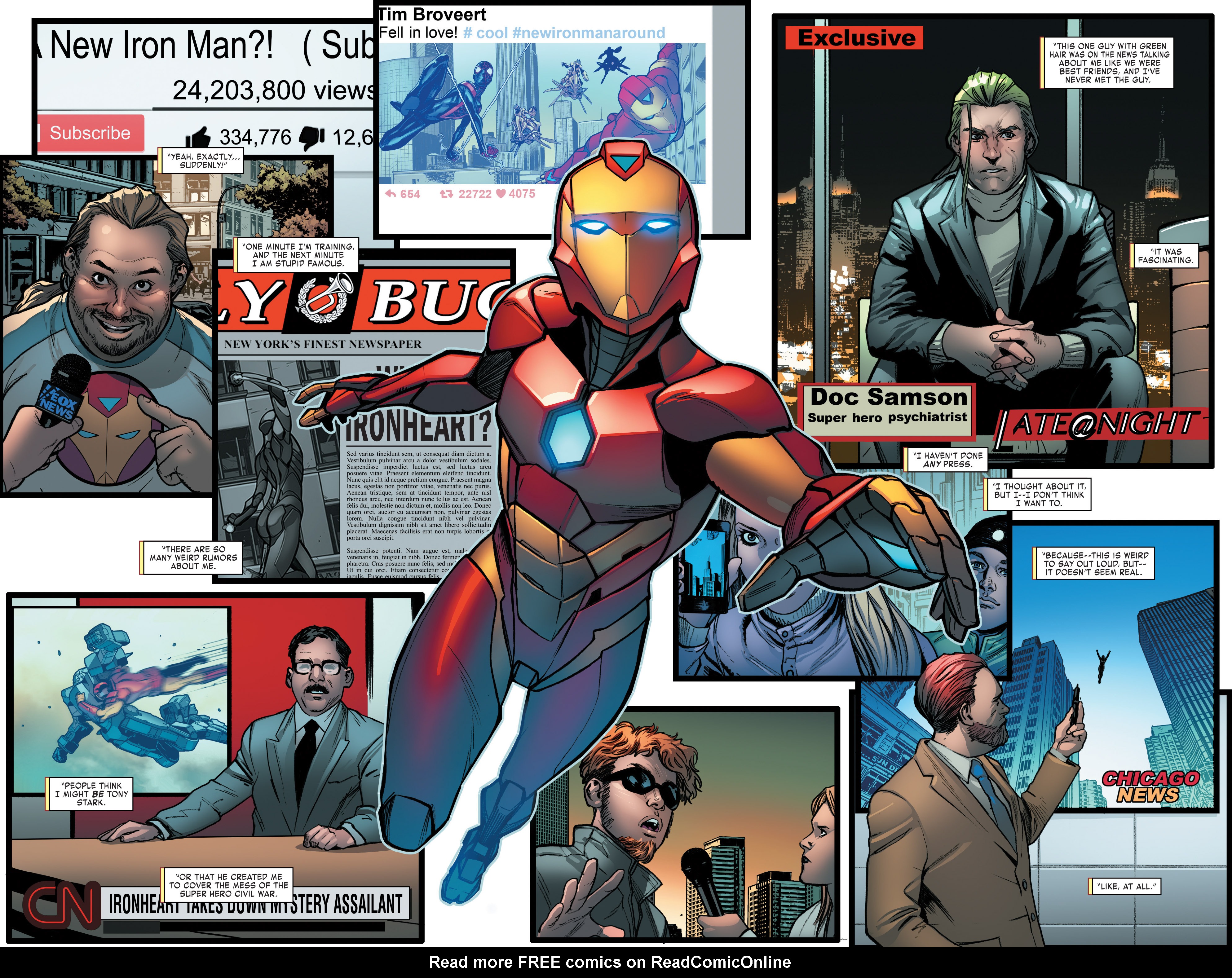 Read online Invincible Iron Man (2016) comic -  Issue #6 - 6