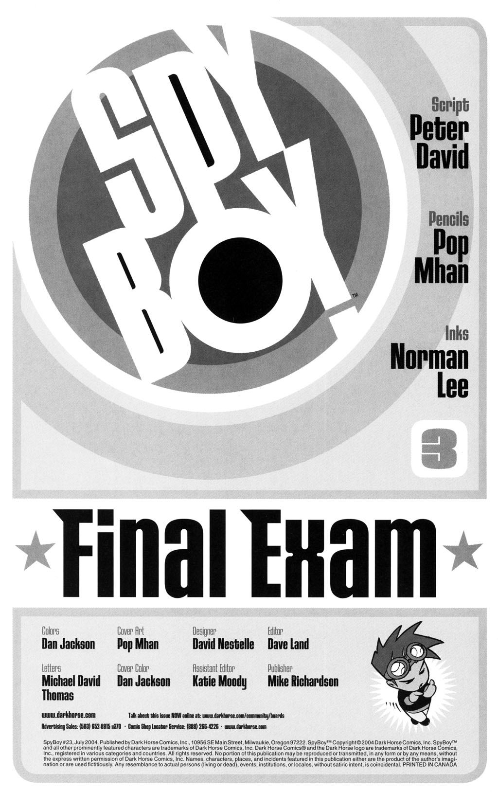 Read online SpyBoy: Final Exam comic -  Issue #3 - 2