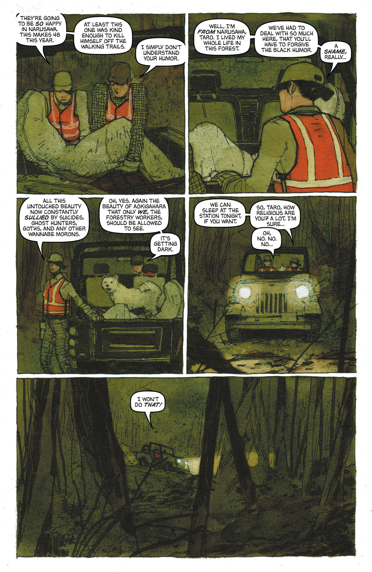 Read online The Suicide Forest comic -  Issue #1 - 14