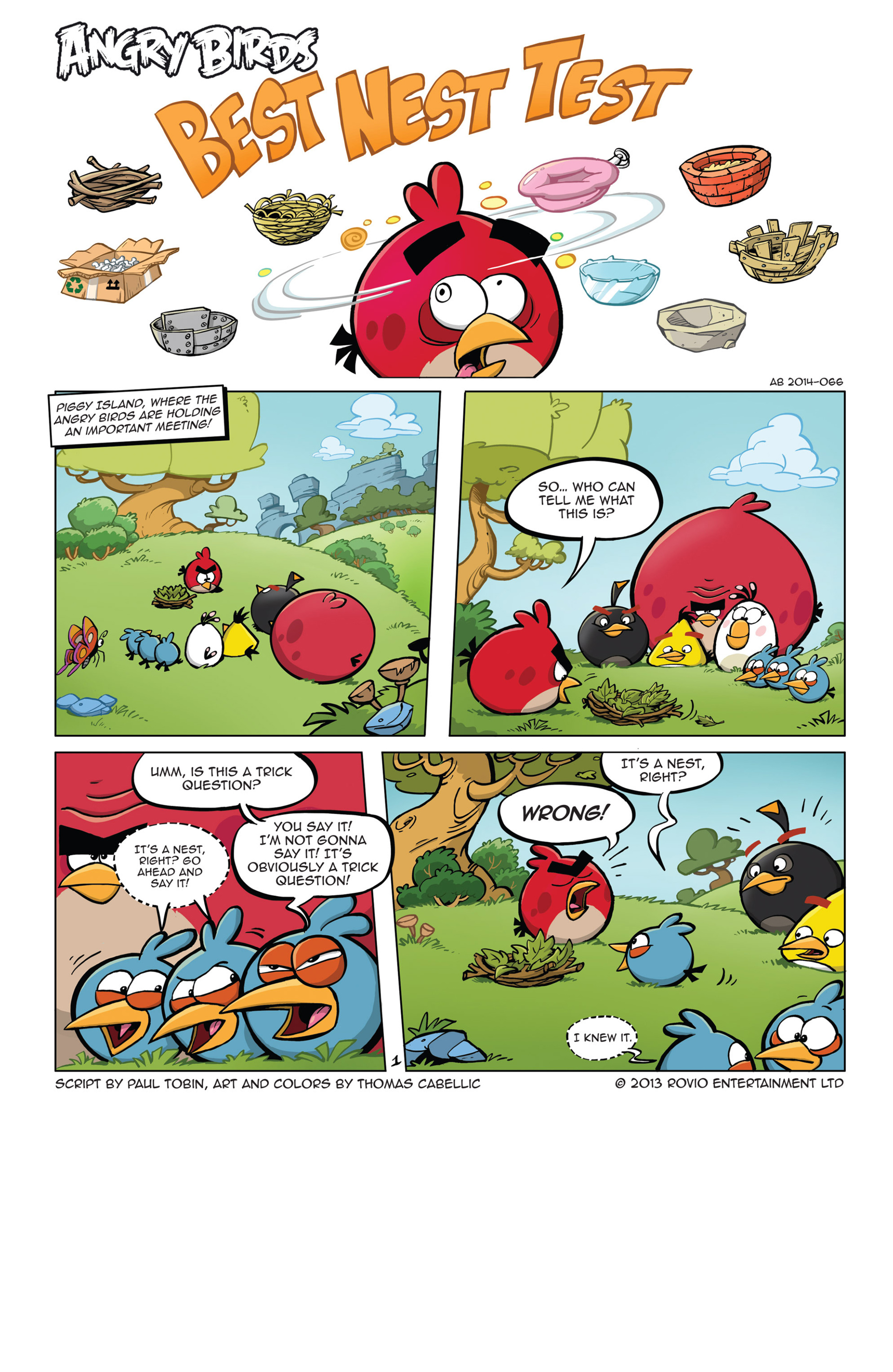 Read online Angry Birds Comics (2014) comic -  Issue #5 - 13