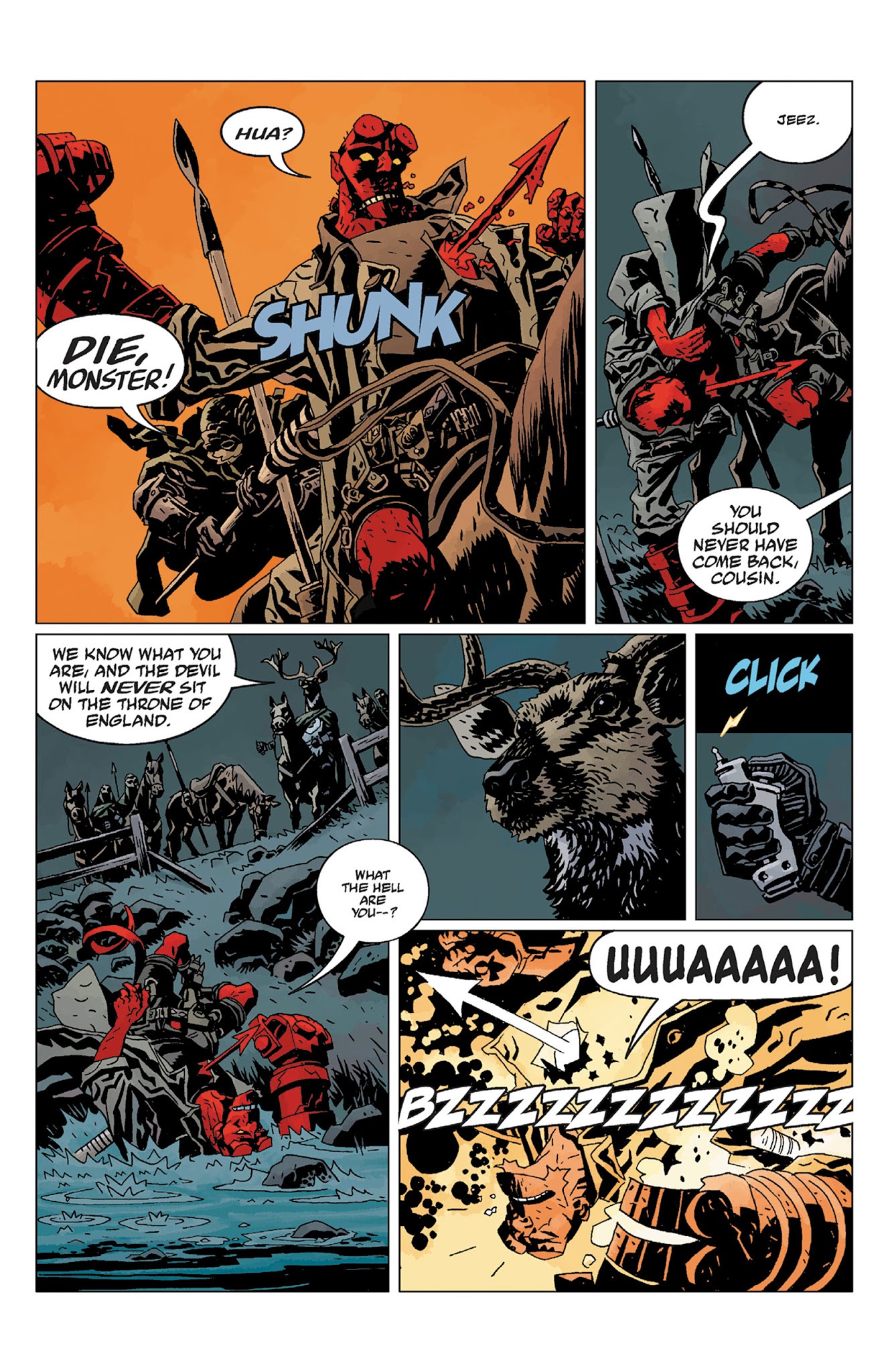 Read online Hellboy: The Wild Hunt comic -  Issue # TPB - 33