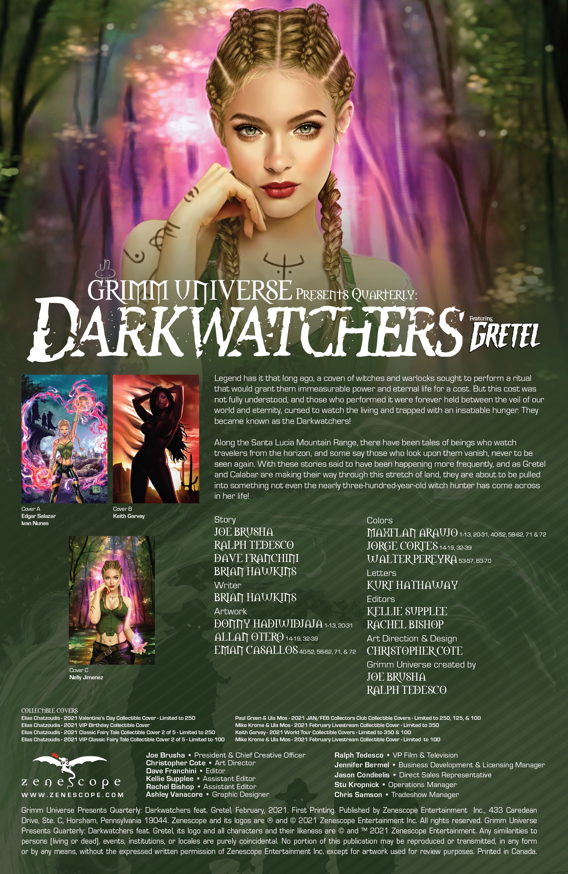 Read online Grimm Universe Presents Quarterly: Darkwatchers comic -  Issue # TPB - 2