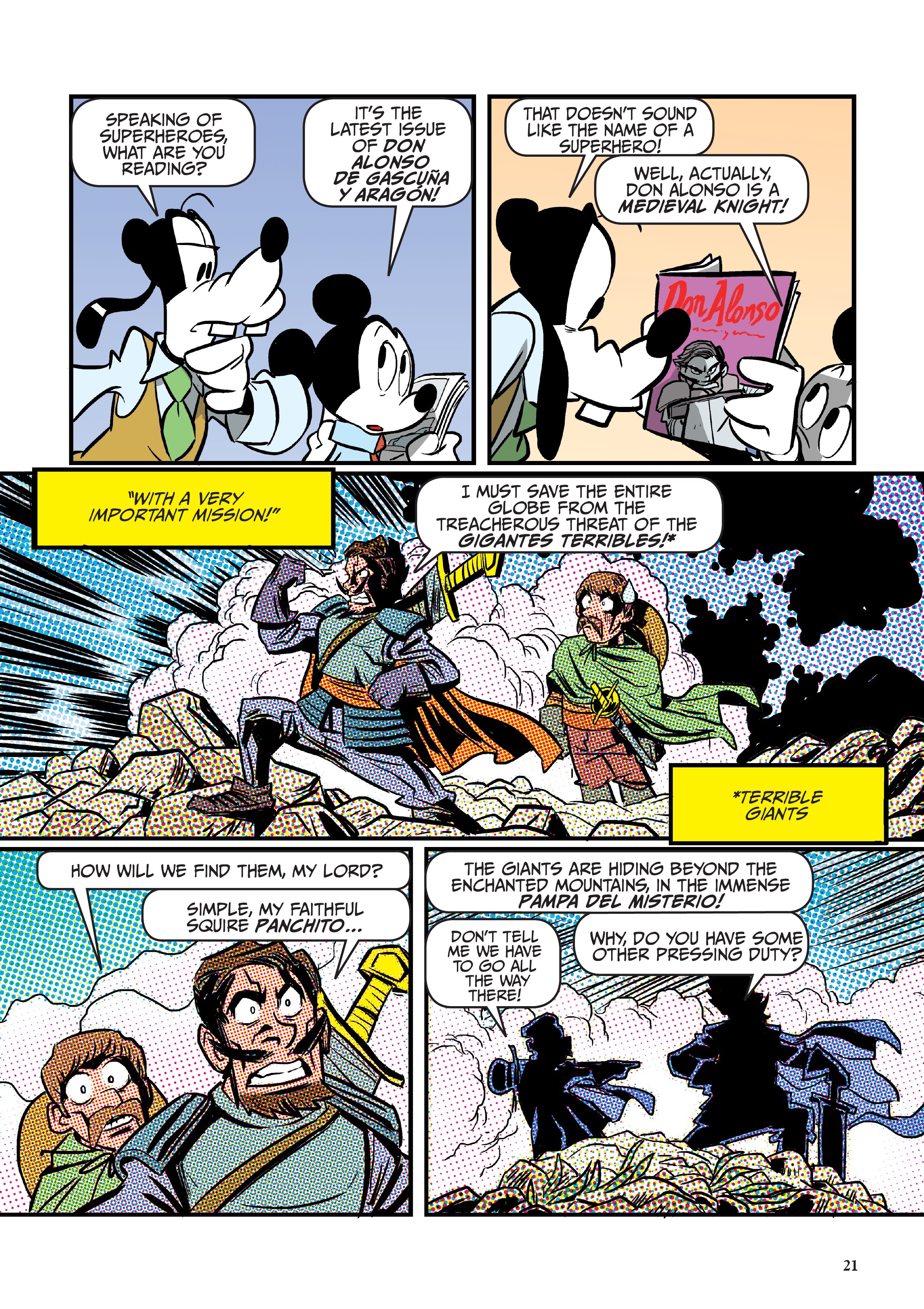 Read online Disney Don Quixote, Starring Goofy and Mickey Mouse comic -  Issue # TPB - 22