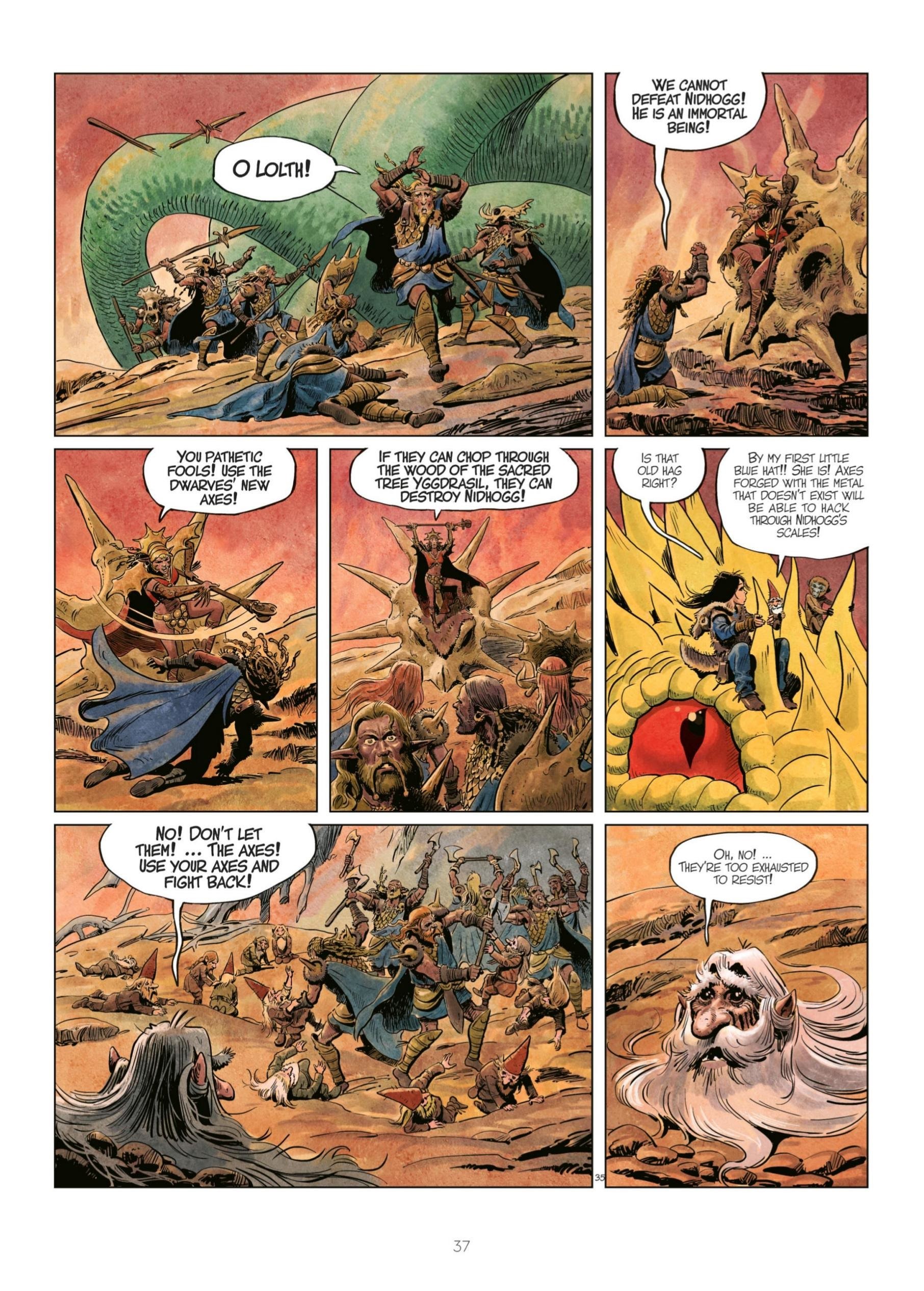 Read online The World of Thorgal: Wolfcub comic -  Issue #7 - 39