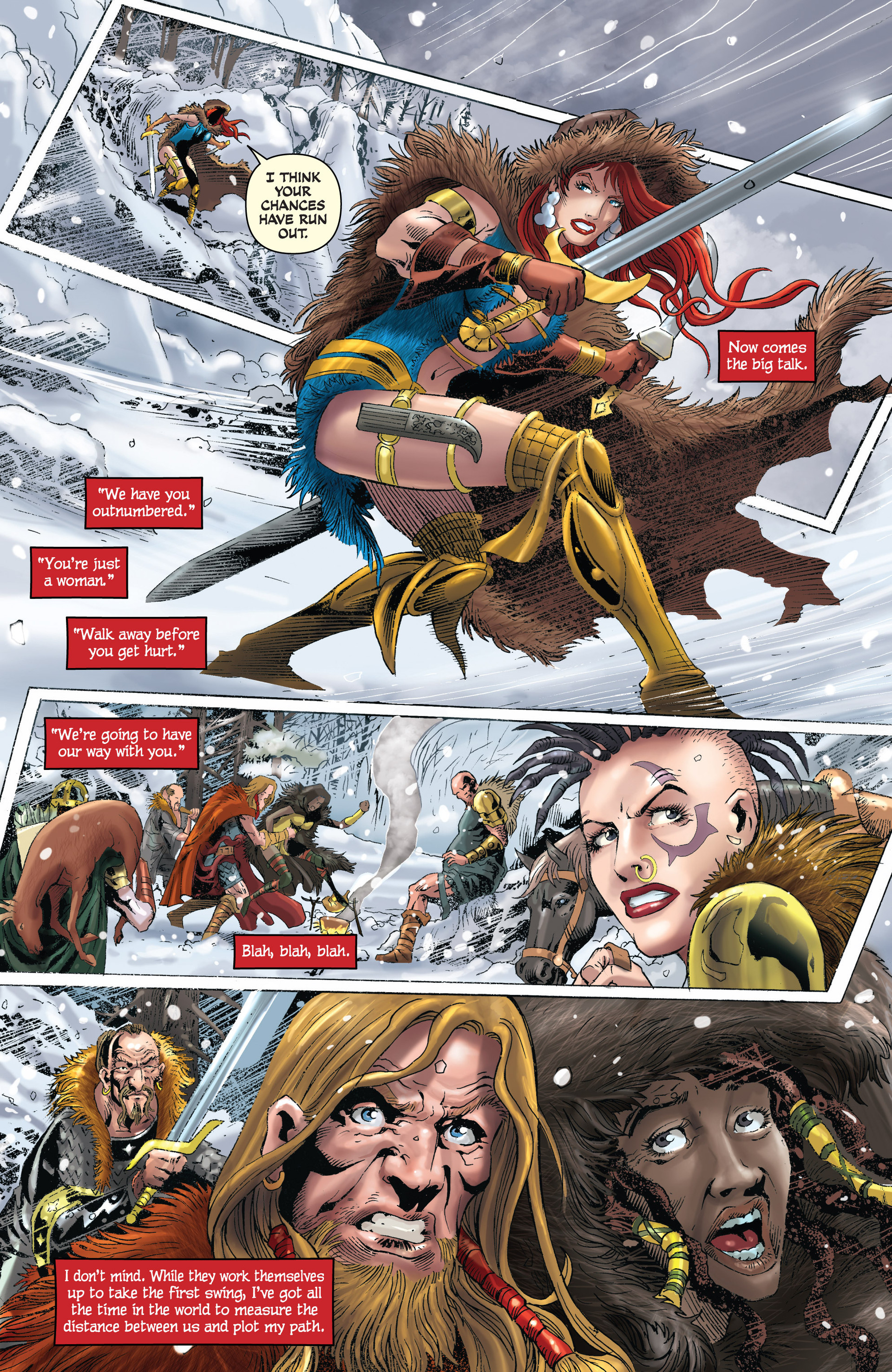 Read online Red Sonja: Unchained comic -  Issue #1 - 15