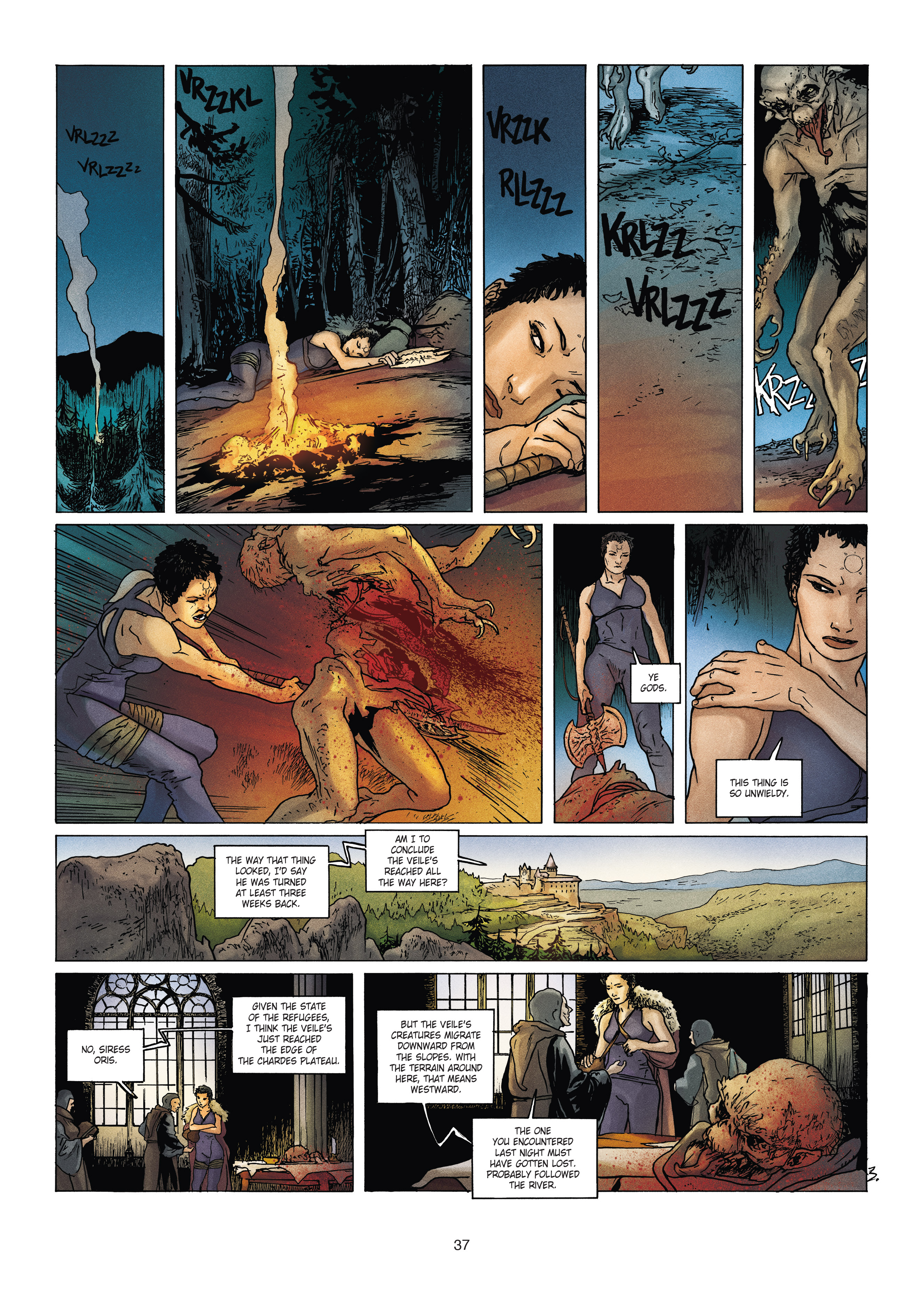 Read online Chronicles of the Dragon Knights comic -  Issue #21 - 37