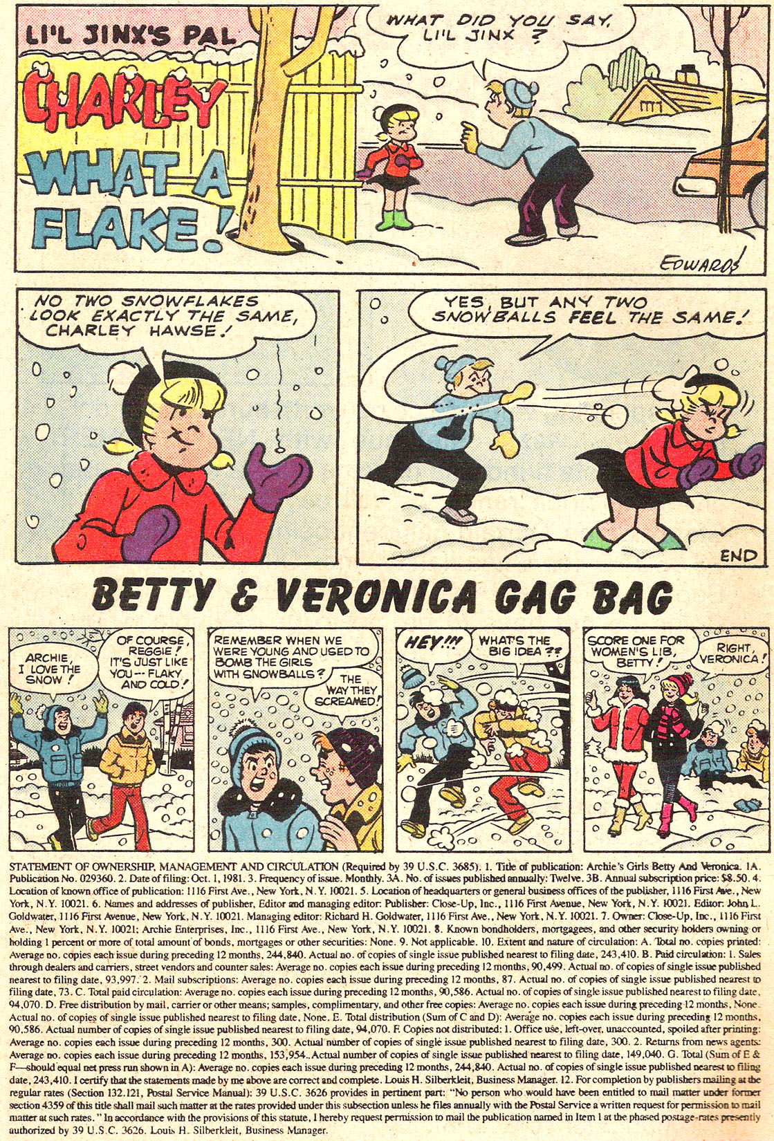 Read online Archie's Girls Betty and Veronica comic -  Issue #316 - 10