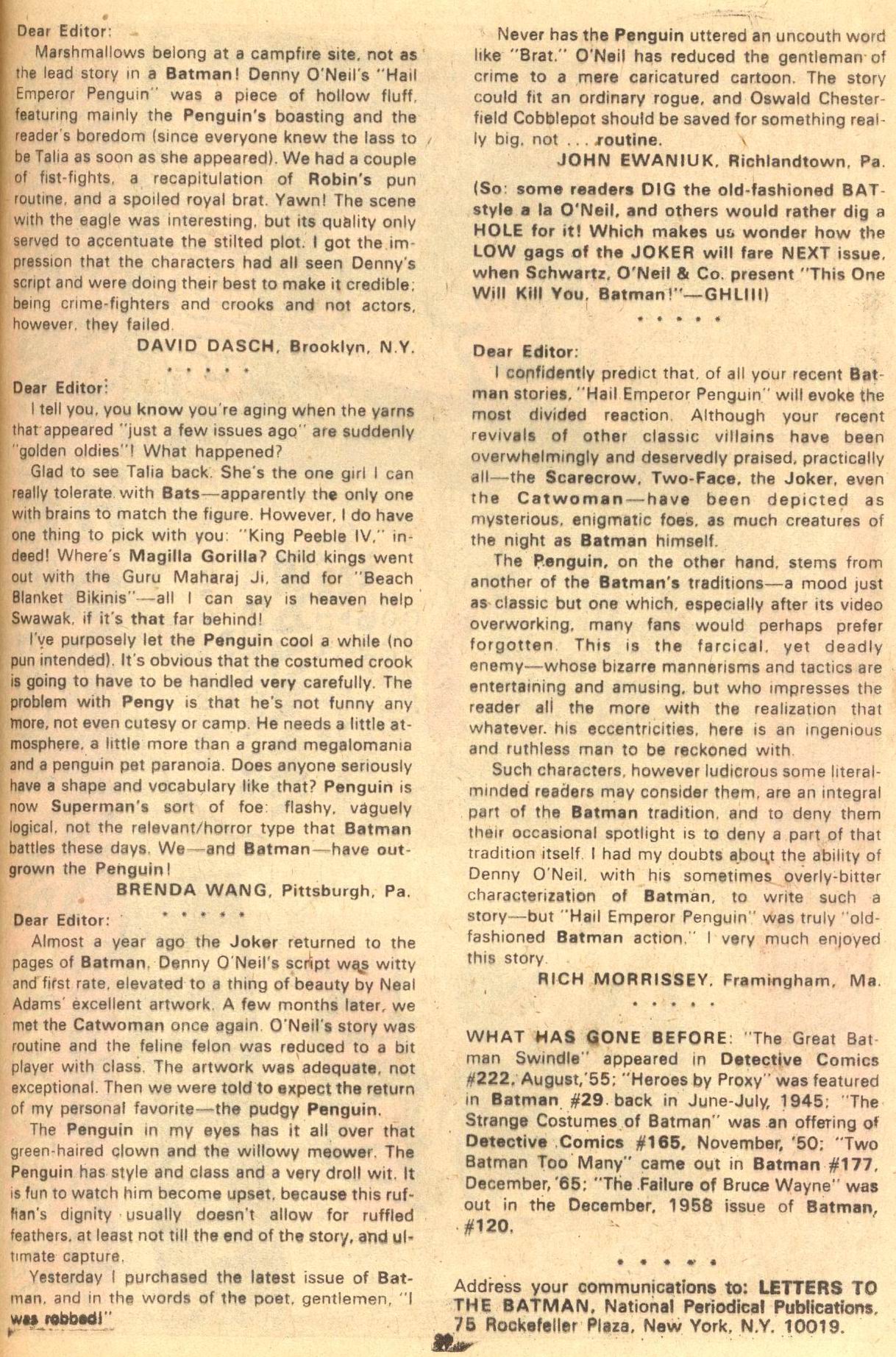 Read online Batman (1940) comic -  Issue #259 - 39