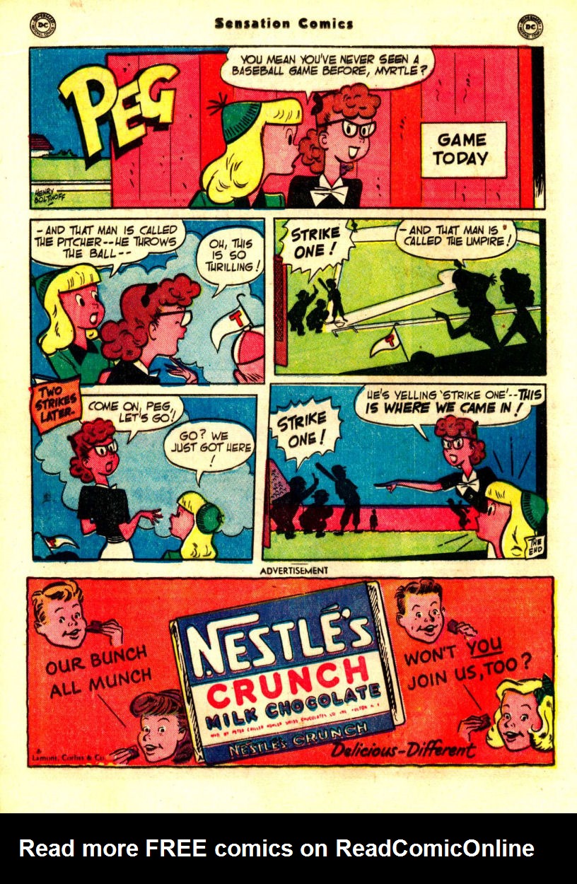 Read online Sensation (Mystery) Comics comic -  Issue #99 - 28