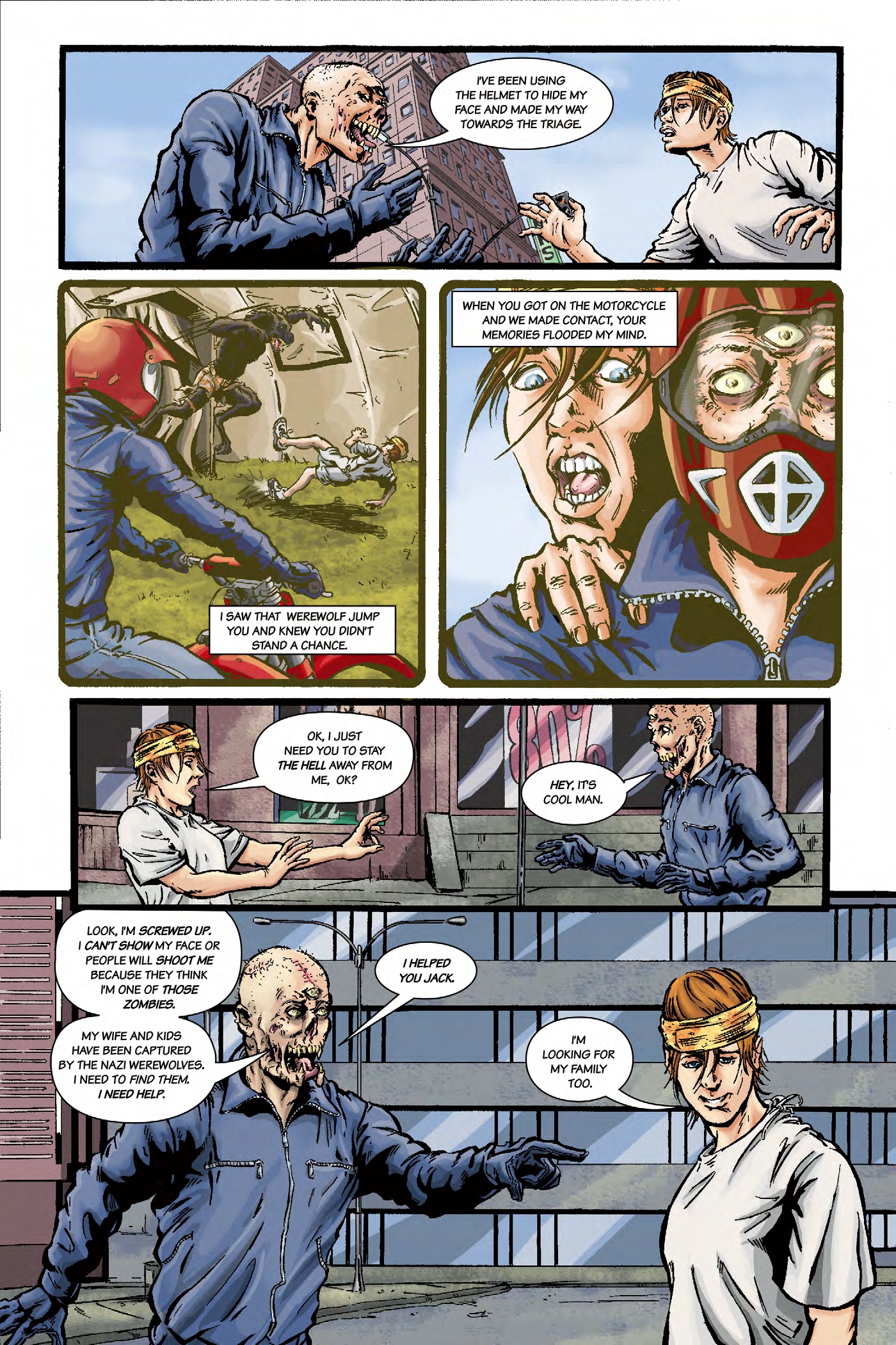 Read online Nazi Werewolves from Outer Space comic -  Issue #4 - 8