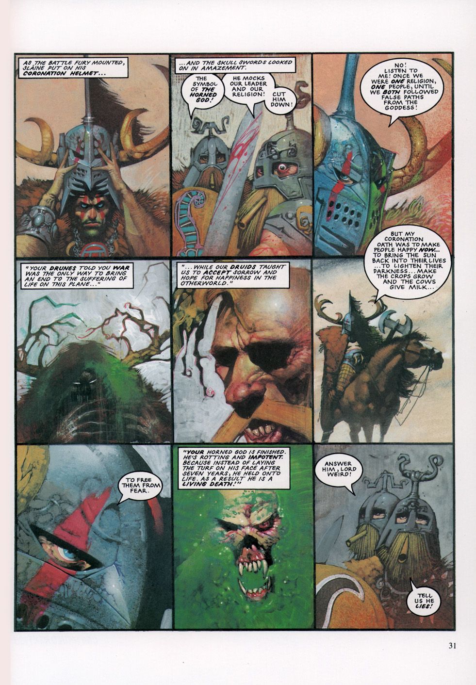 Read online Slaine: The Horned God (1993) comic -  Issue #5 - 32