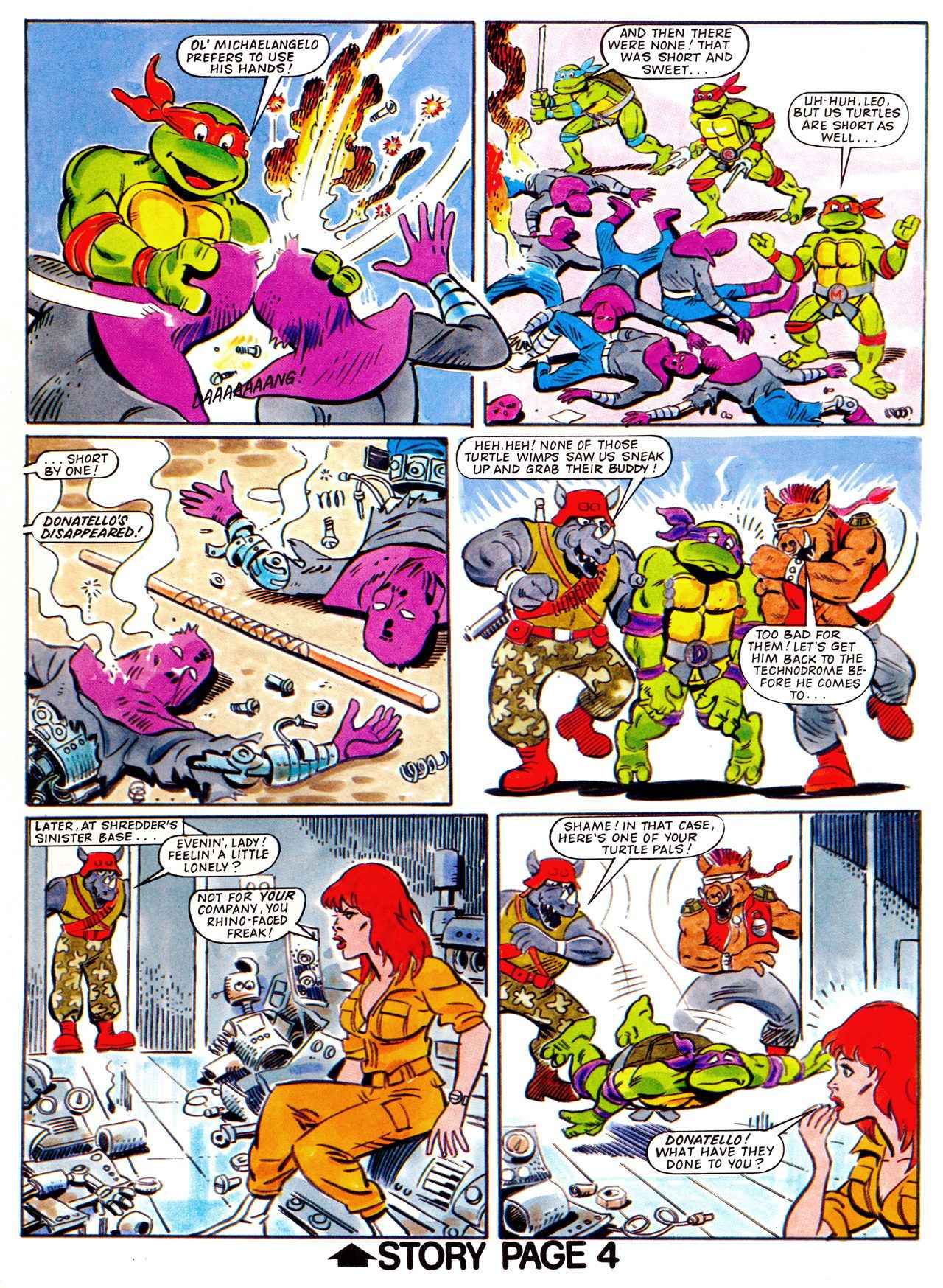 Read online Teenage Mutant Hero Turtles Adventures comic -  Issue #15 - 5