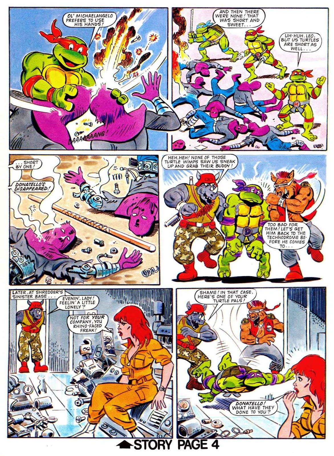 Teenage Mutant Hero Turtles Adventures issue 15 - Page 5