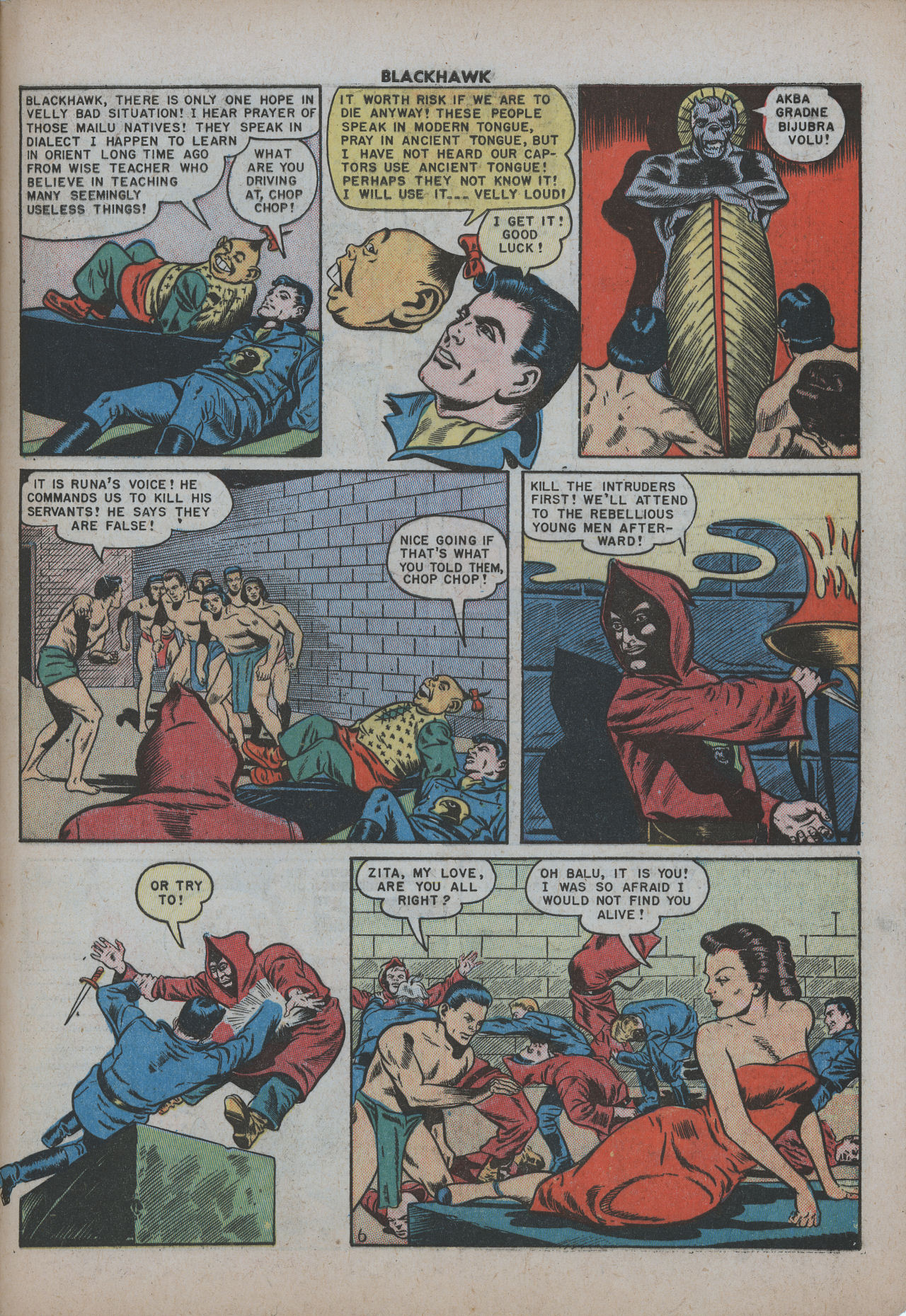 Read online Blackhawk (1957) comic -  Issue #34 - 48