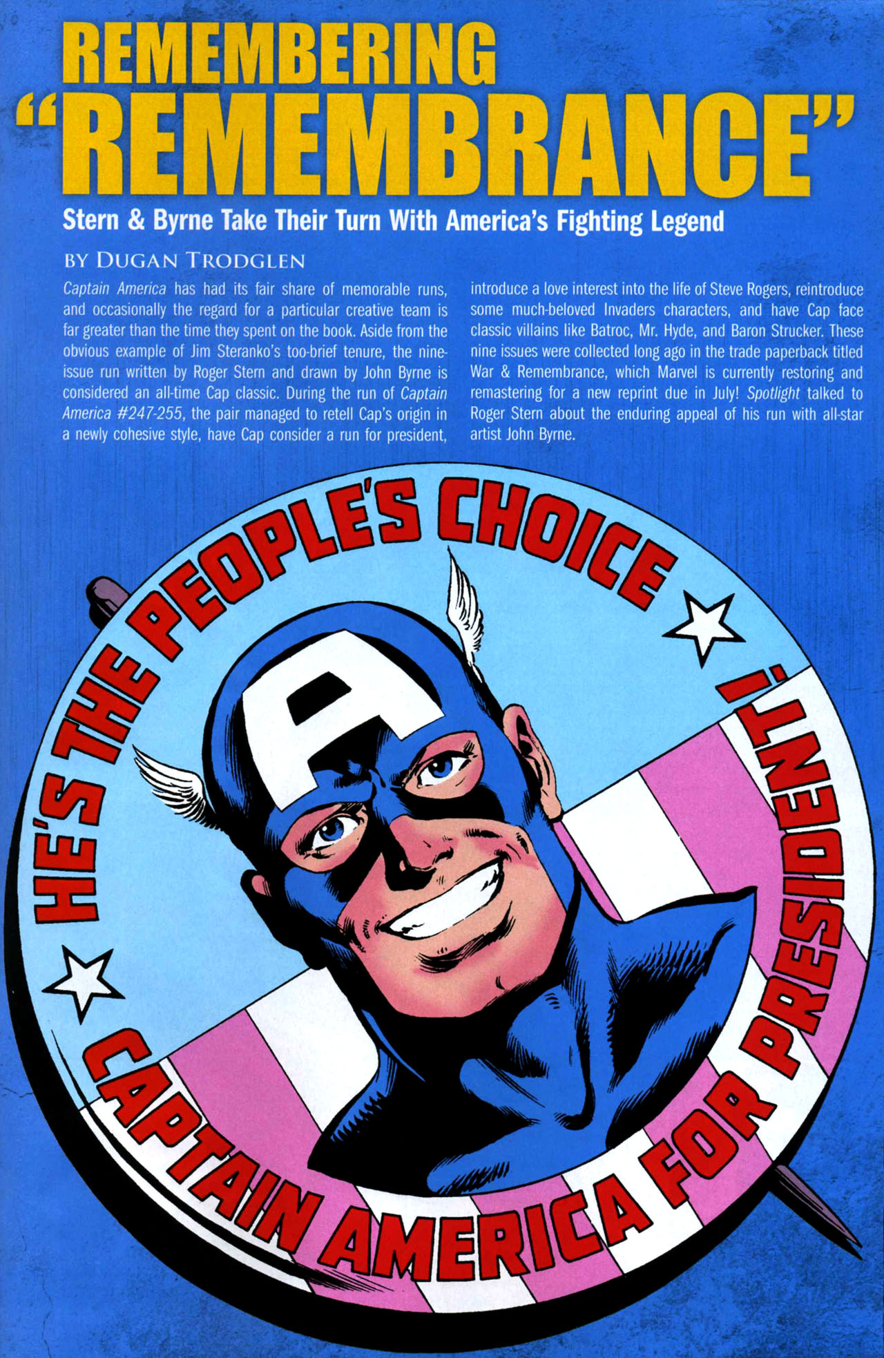 Read online Marvel Spotlight: Captain America Remembered comic -  Issue # Full - 24