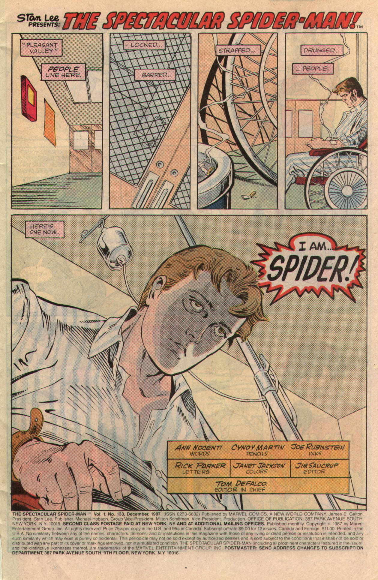 Read online The Spectacular Spider-Man (1976) comic -  Issue #133 - 2