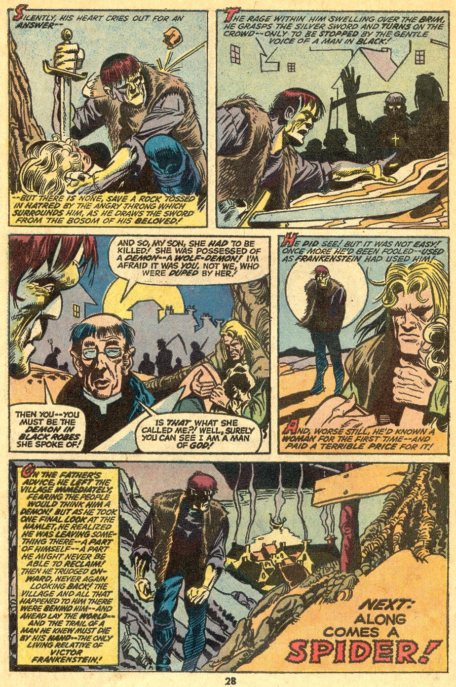 Read online Frankenstein (1973) comic -  Issue #5 - 21