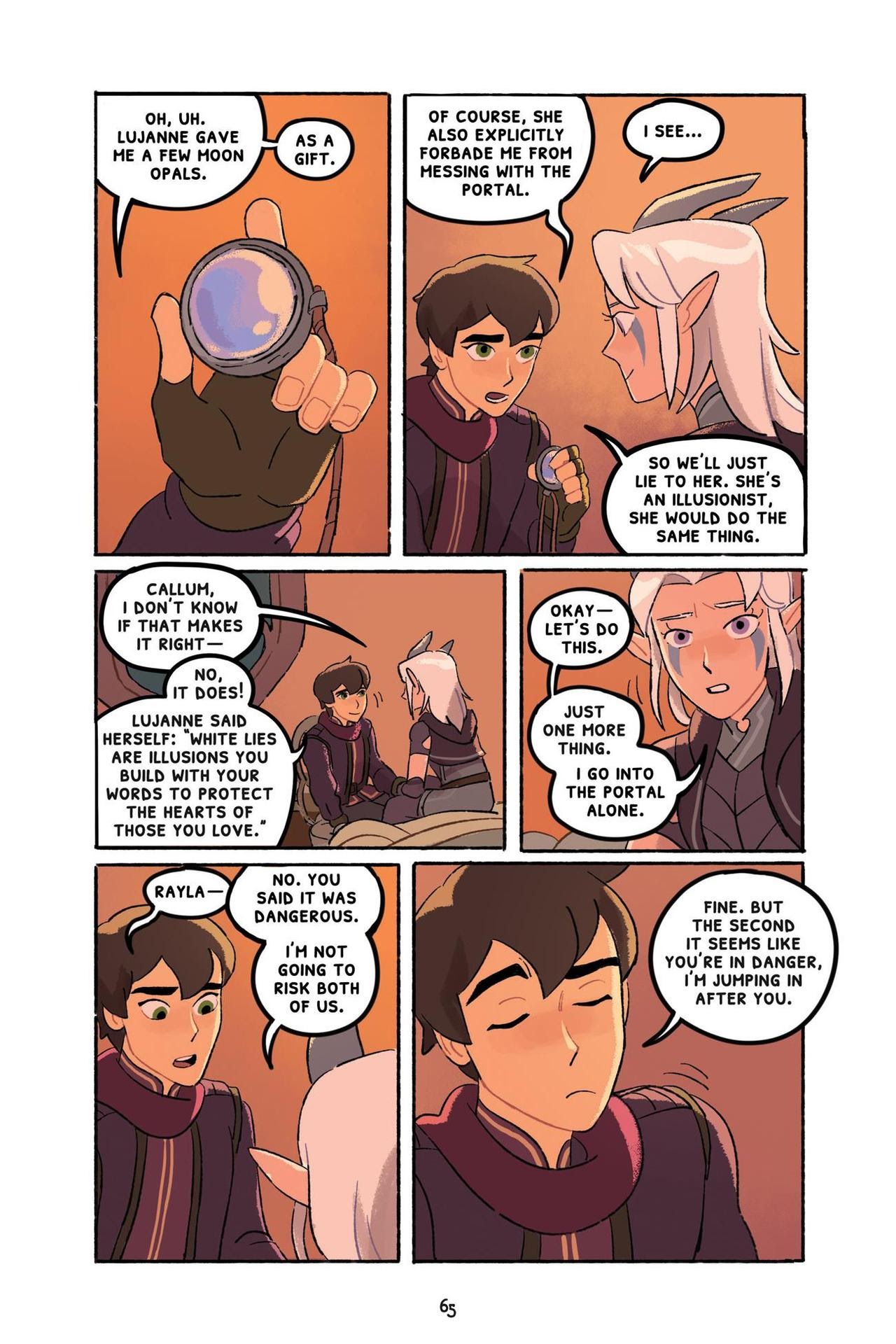 Read online Through the Moon: The Dragon Prince Graphic Novel comic -  Issue # TPB - 69