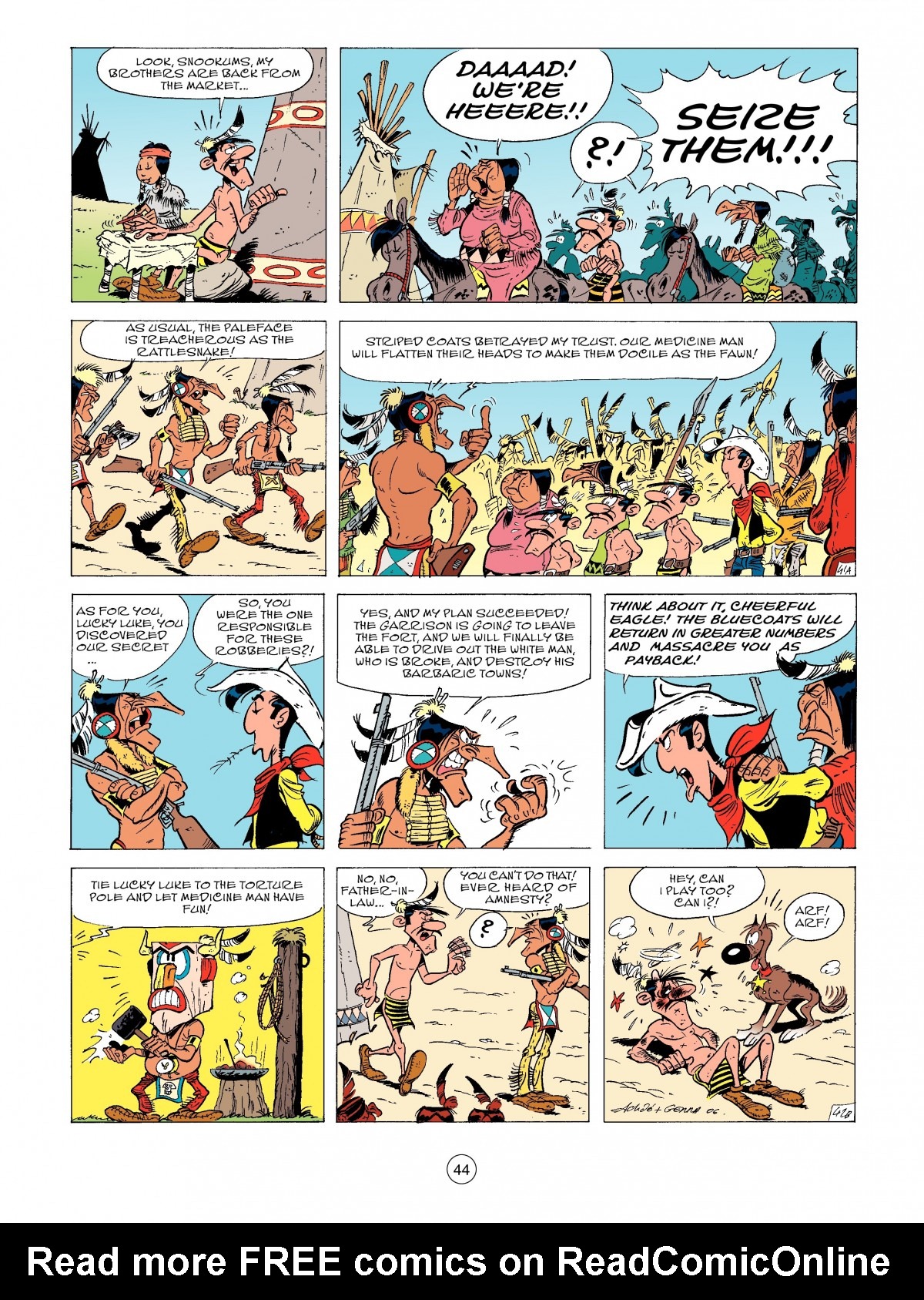 Read online A Lucky Luke Adventure comic -  Issue #45 - 44