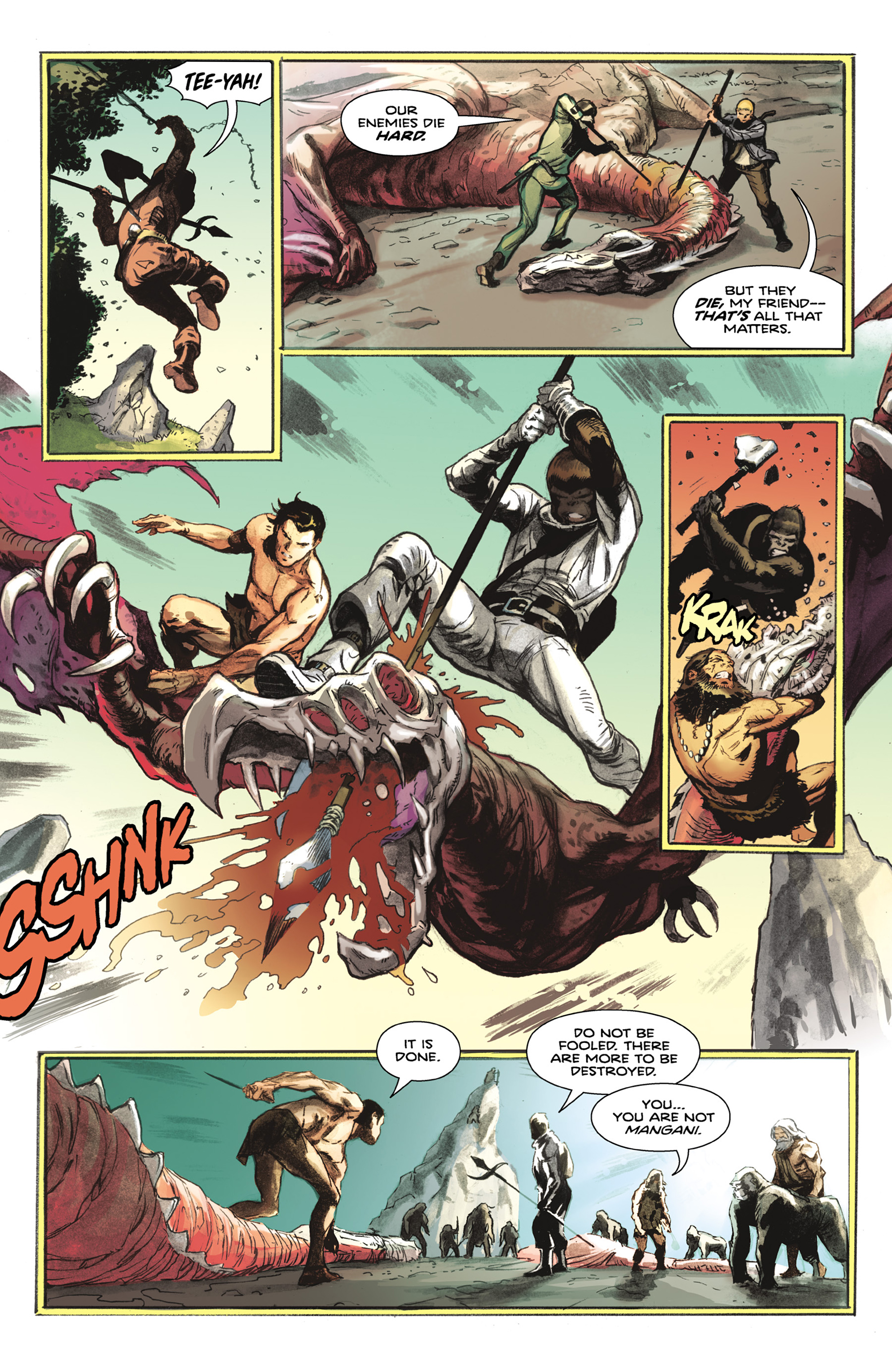 Read online Tarzan On the Planet of the Apes comic -  Issue #3 - 17