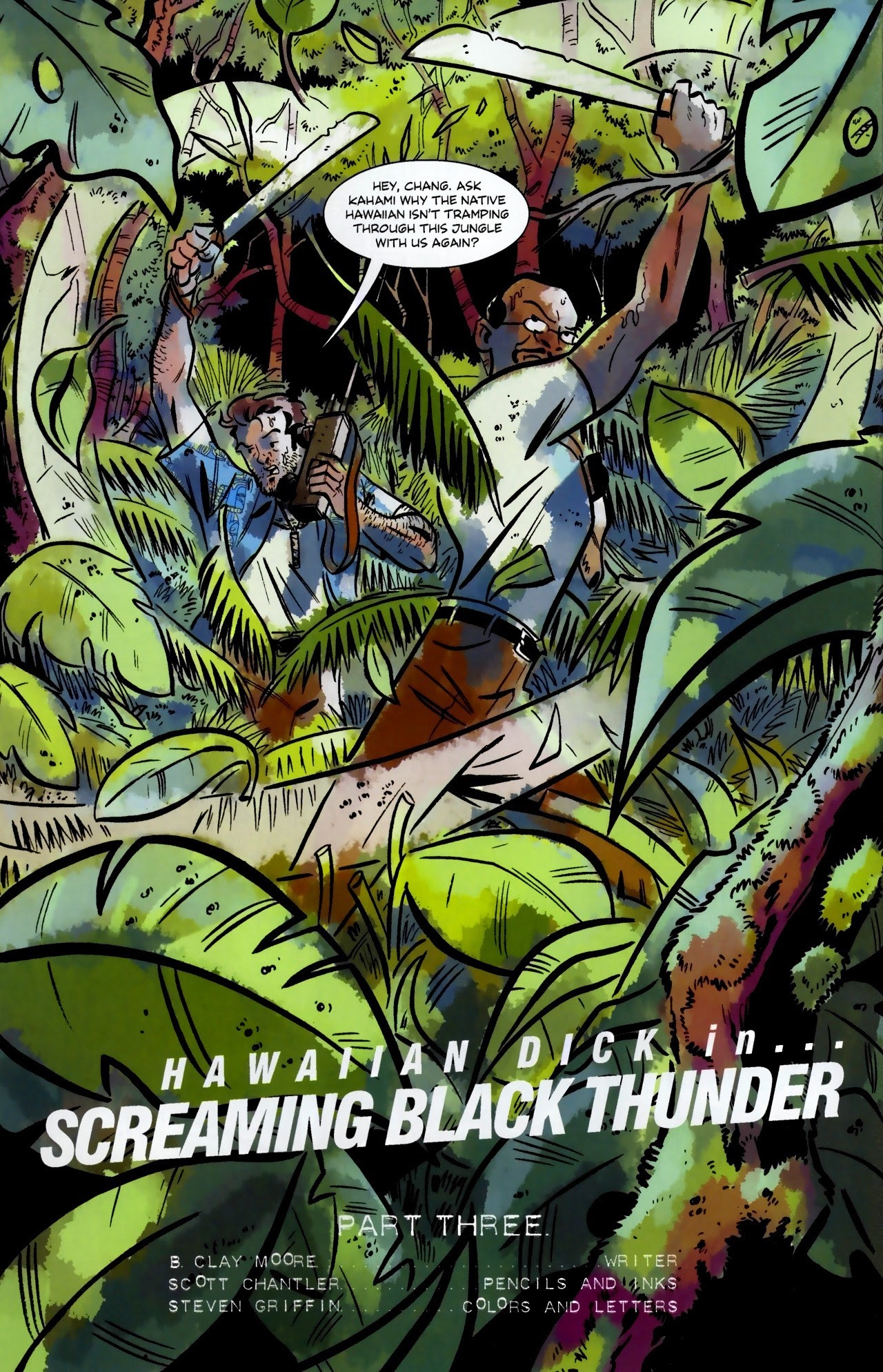 Read online Hawaiian Dick: Screaming Black Thunder comic -  Issue #3 - 5