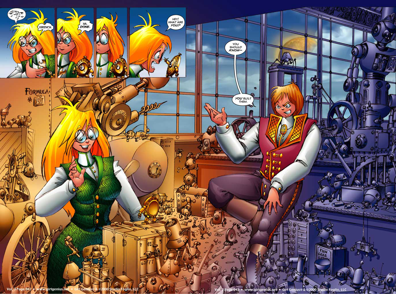 Read online Girl Genius (2002) comic -  Issue #3 - 41