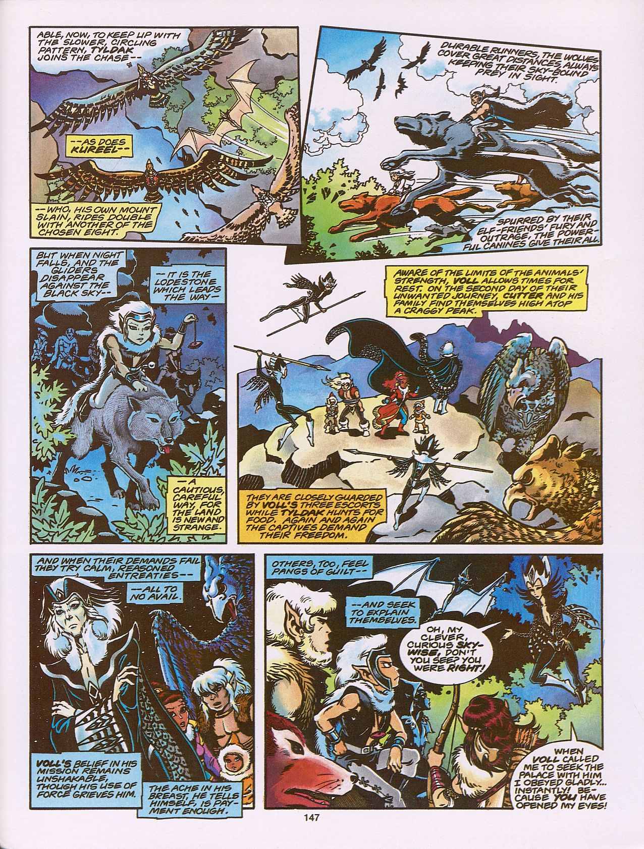 Read online ElfQuest (Starblaze Edition) comic -  Issue # TPB 3 - 146