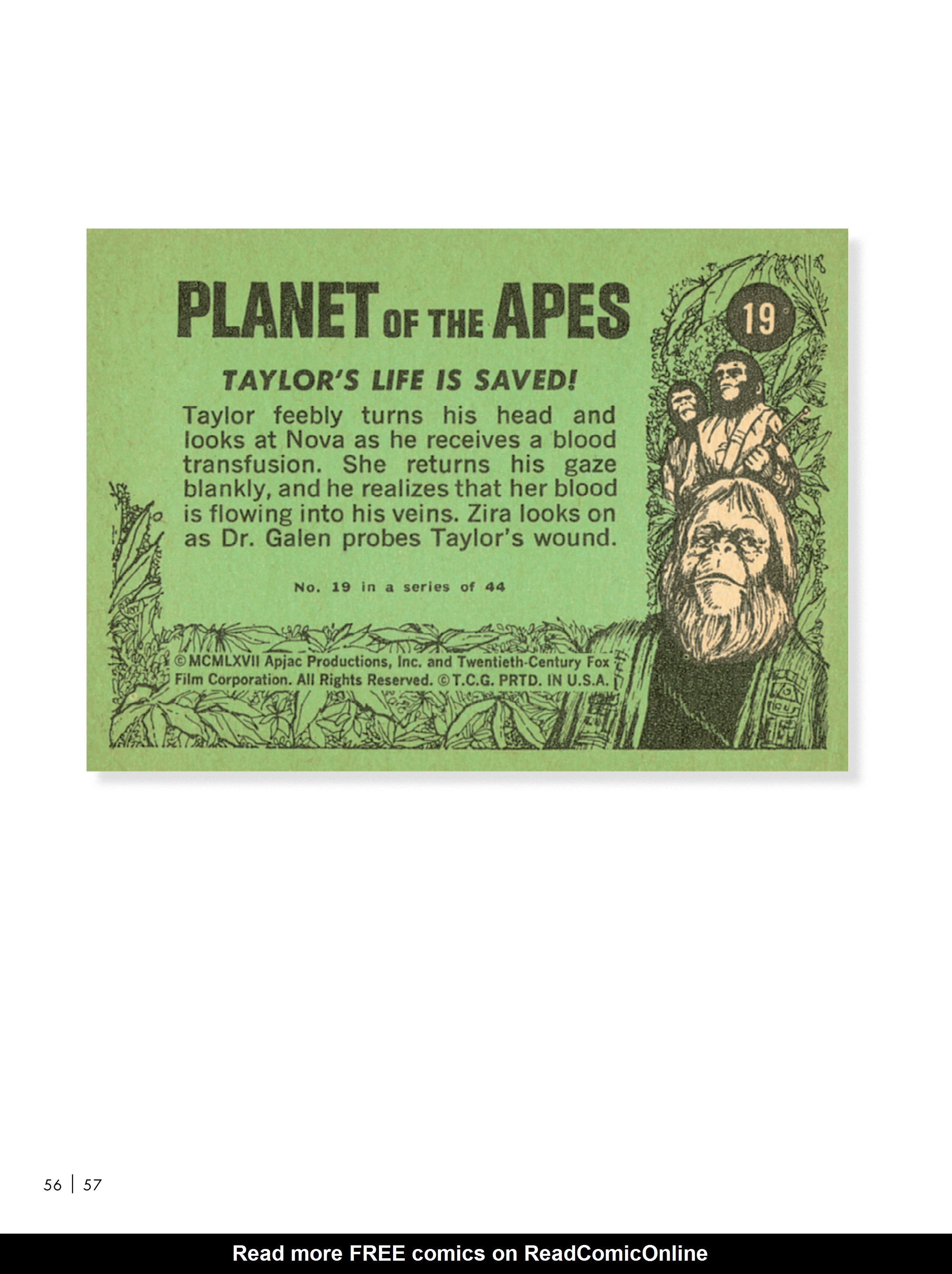 Read online Planet of the Apes: The Original Topps Trading Card Series comic -  Issue # TPB (Part 1) - 61