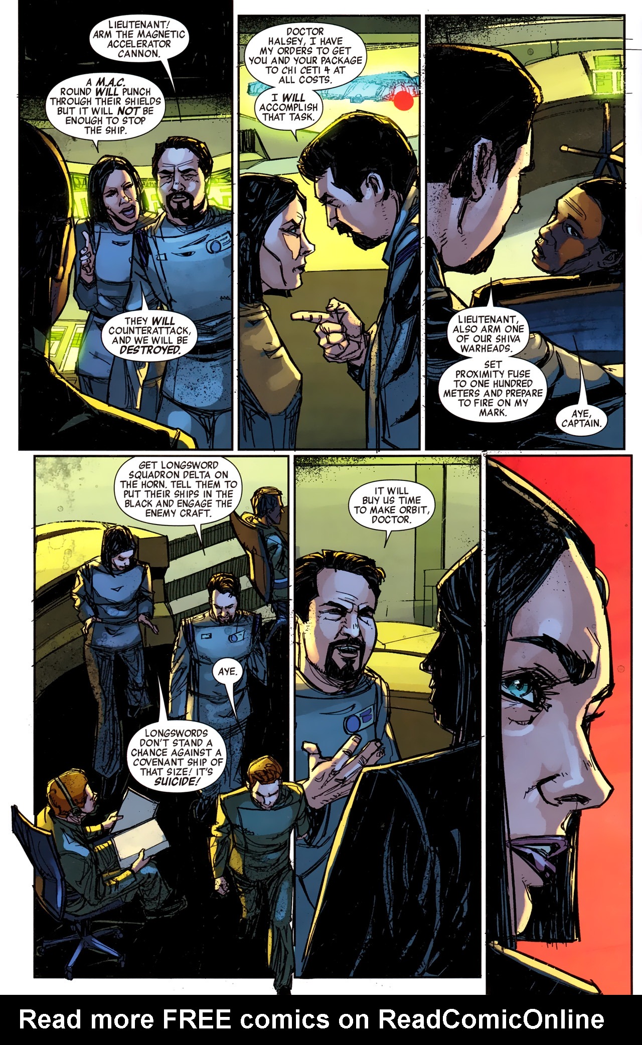Read online Halo: Fall Of Reach - Covenant comic -  Issue #1 - 6