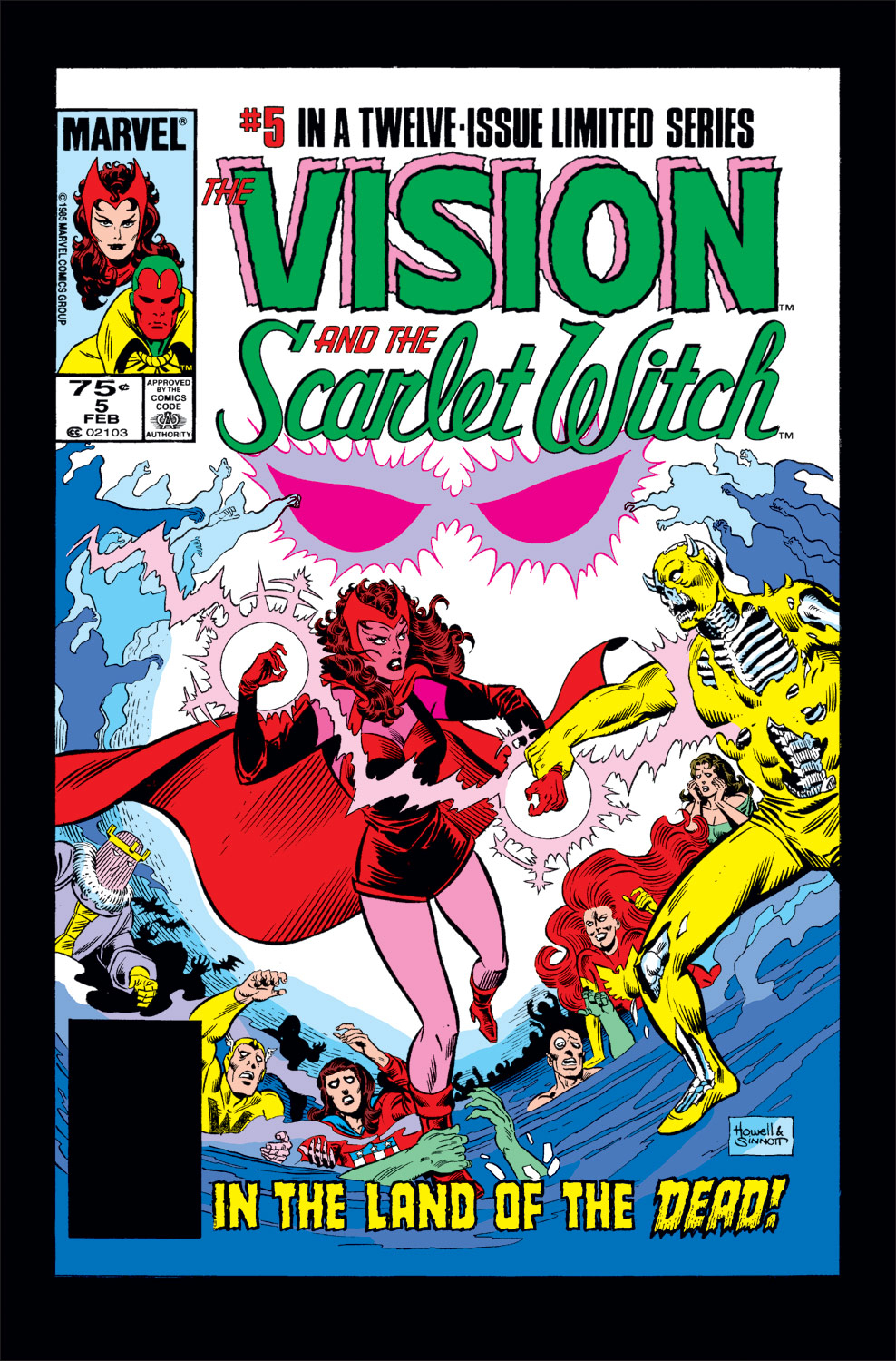 Read online The Vision and the Scarlet Witch (1985) comic -  Issue #5 - 1
