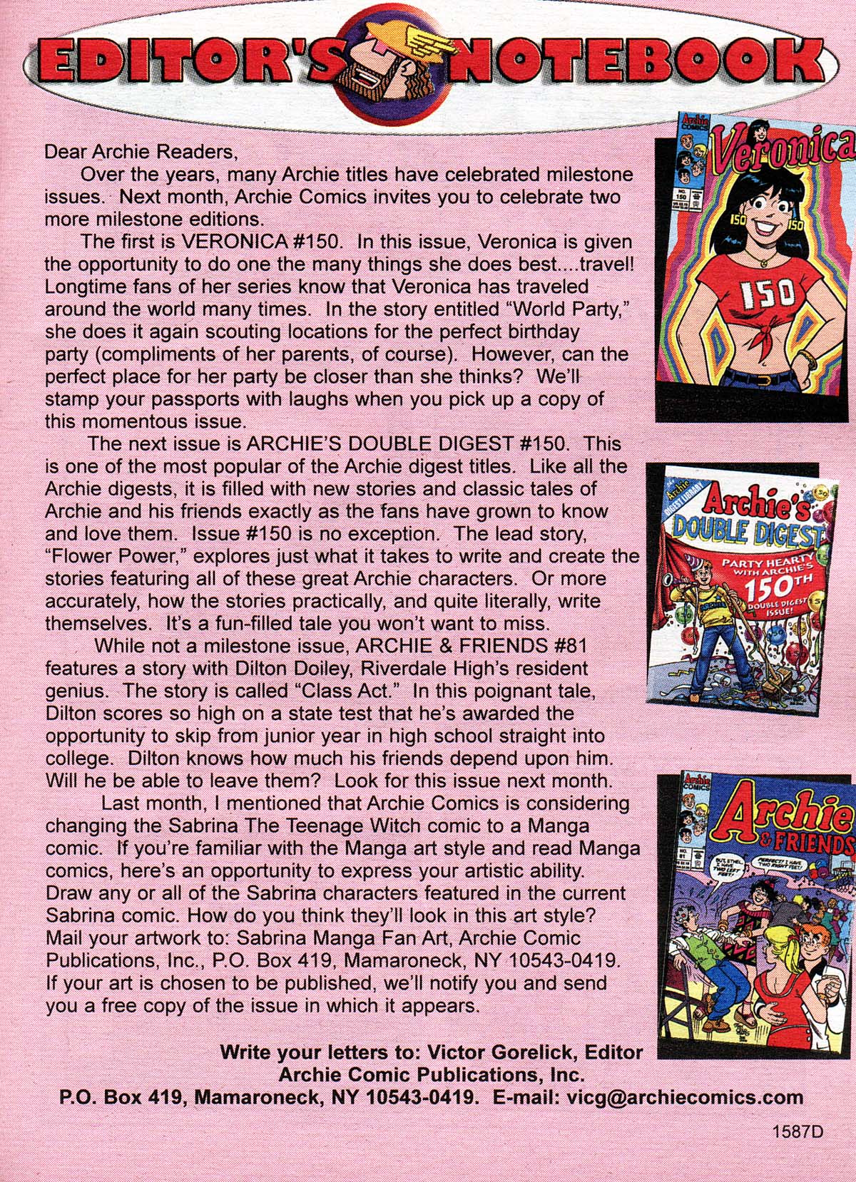 Read online Archie's Pals 'n' Gals Double Digest Magazine comic -  Issue #82 - 186
