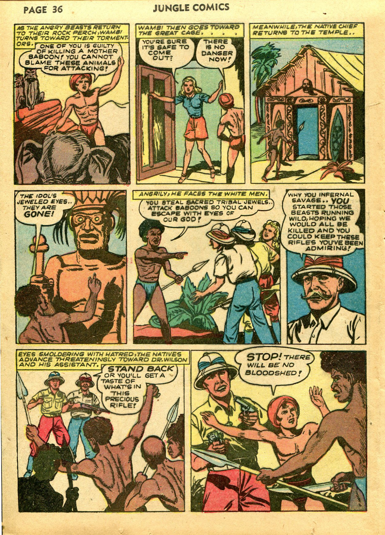 Read online Jungle Comics comic -  Issue #39 - 38