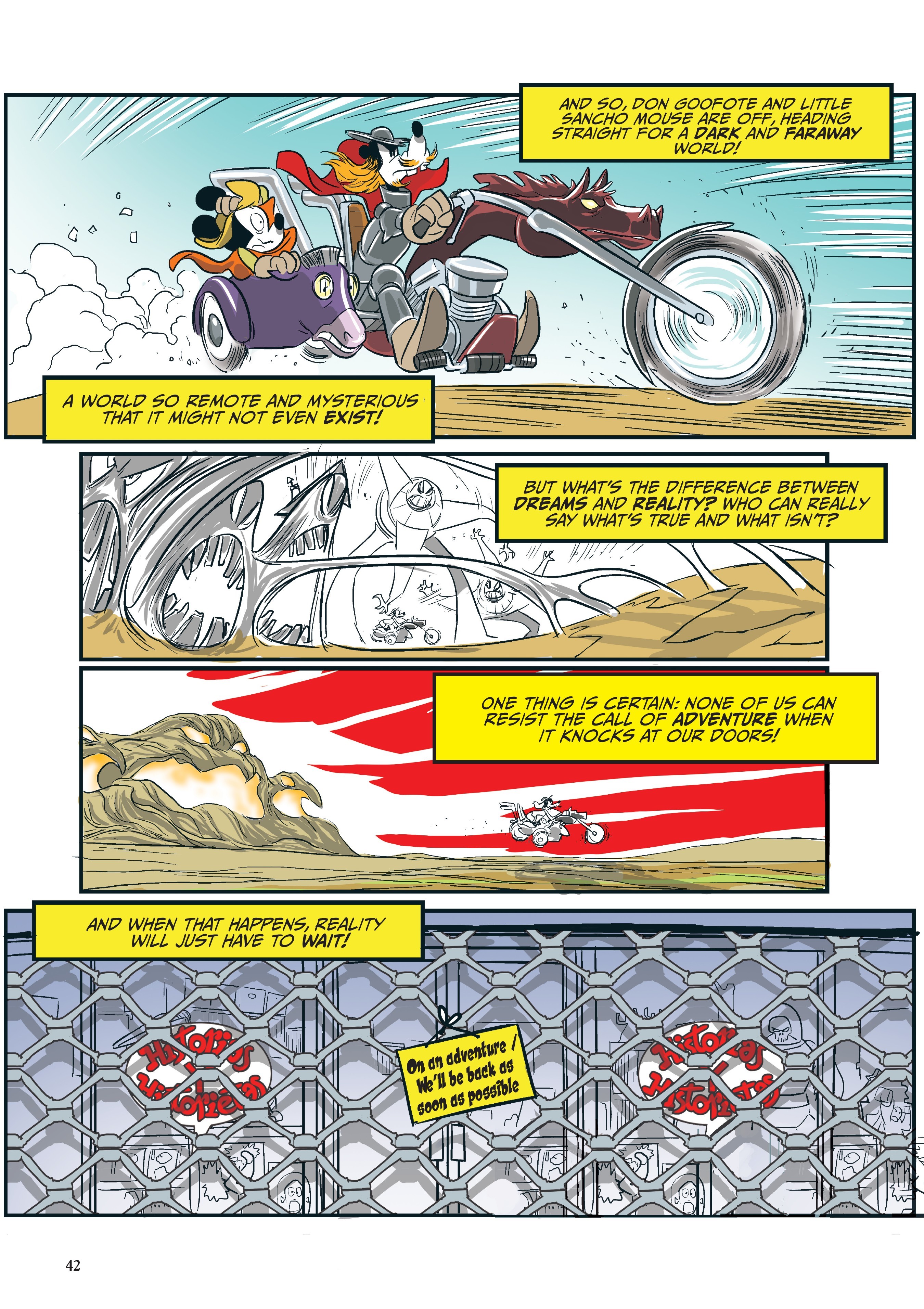 Read online Disney Don Quixote, Starring Goofy and Mickey Mouse comic -  Issue # TPB - 43