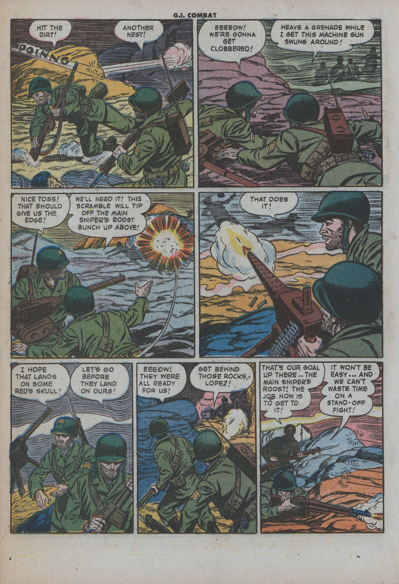 Read online G.I. Combat (1952) comic -  Issue #11 - 16
