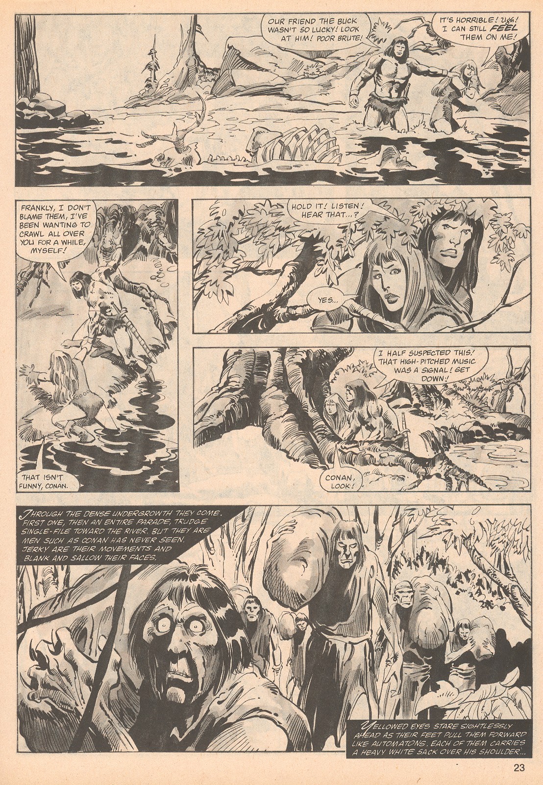 Read online The Savage Sword Of Conan comic -  Issue #70 - 23