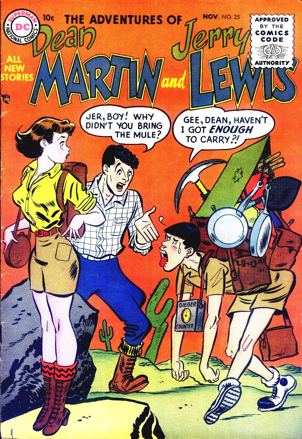 Read online The Adventures of Dean Martin and Jerry Lewis comic -  Issue #25 - 1