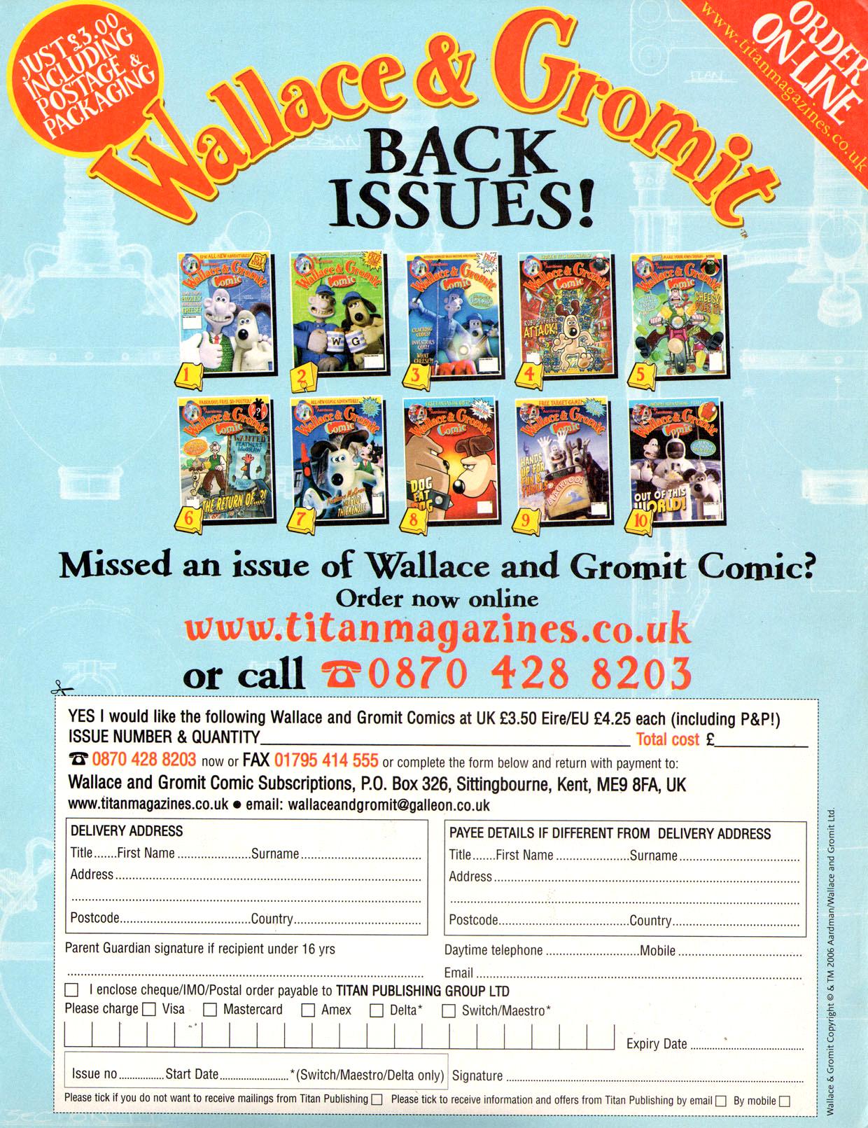 Read online Wallace & Gromit Comic comic -  Issue #12 - 19