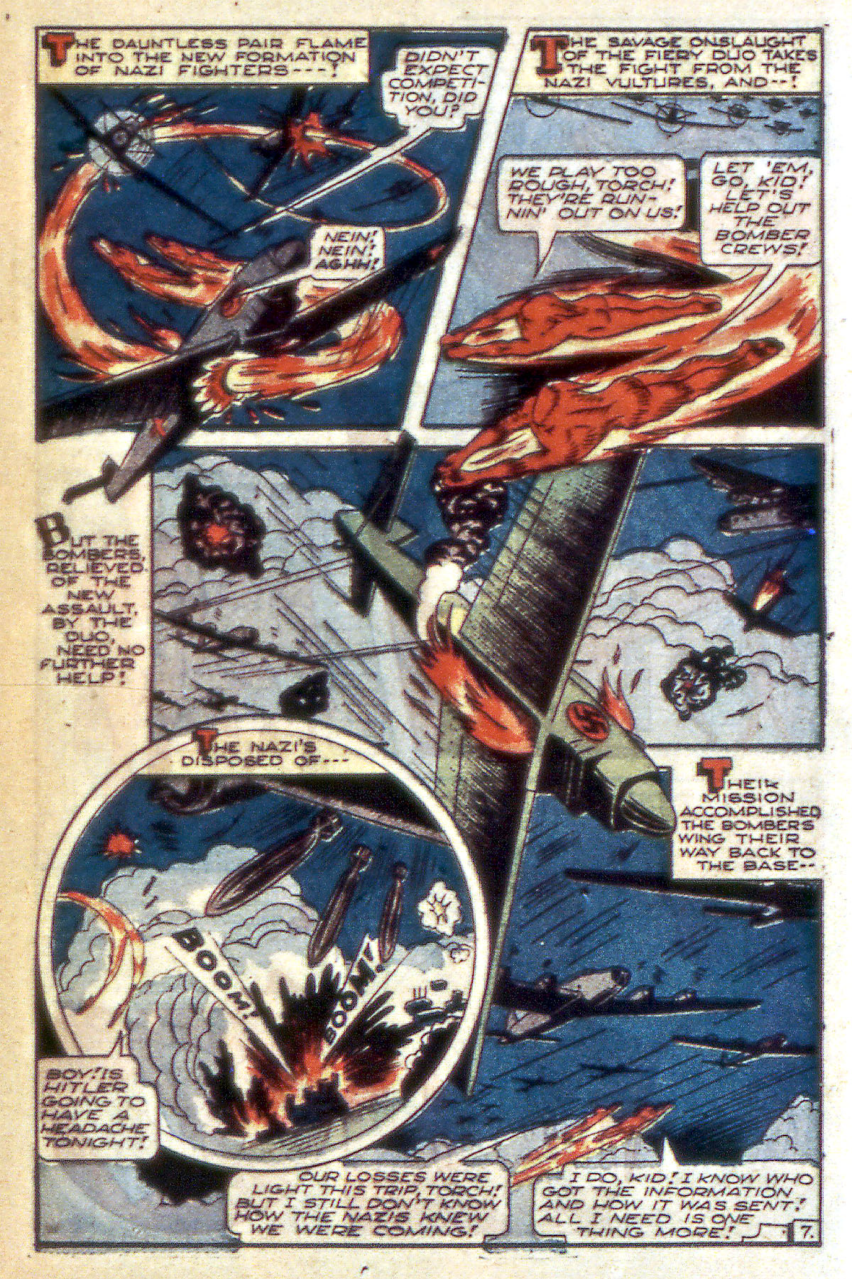Read online The Human Torch (1940) comic -  Issue #16 - 21