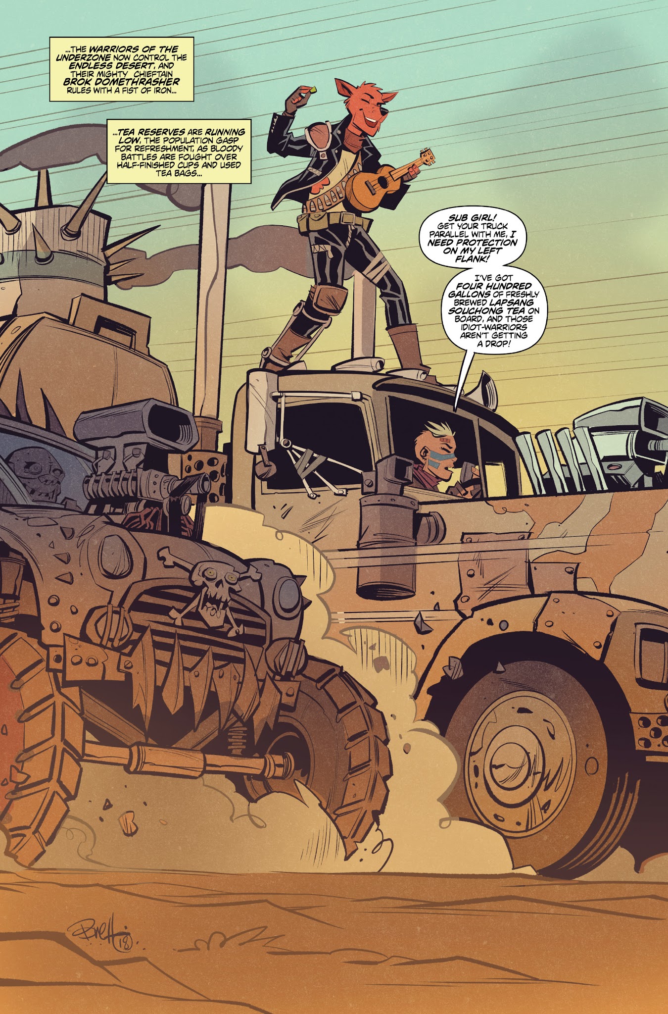 Read online The Wonderful World of Tank Girl comic -  Issue #4 - 8