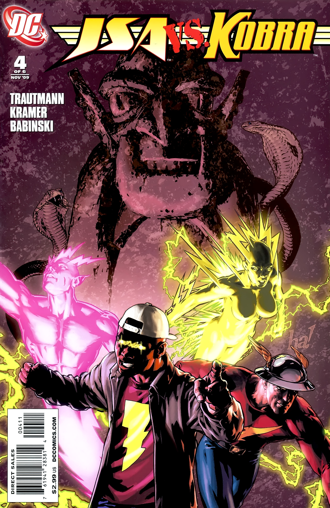Read online JSA vs. Kobra comic -  Issue #4 - 1