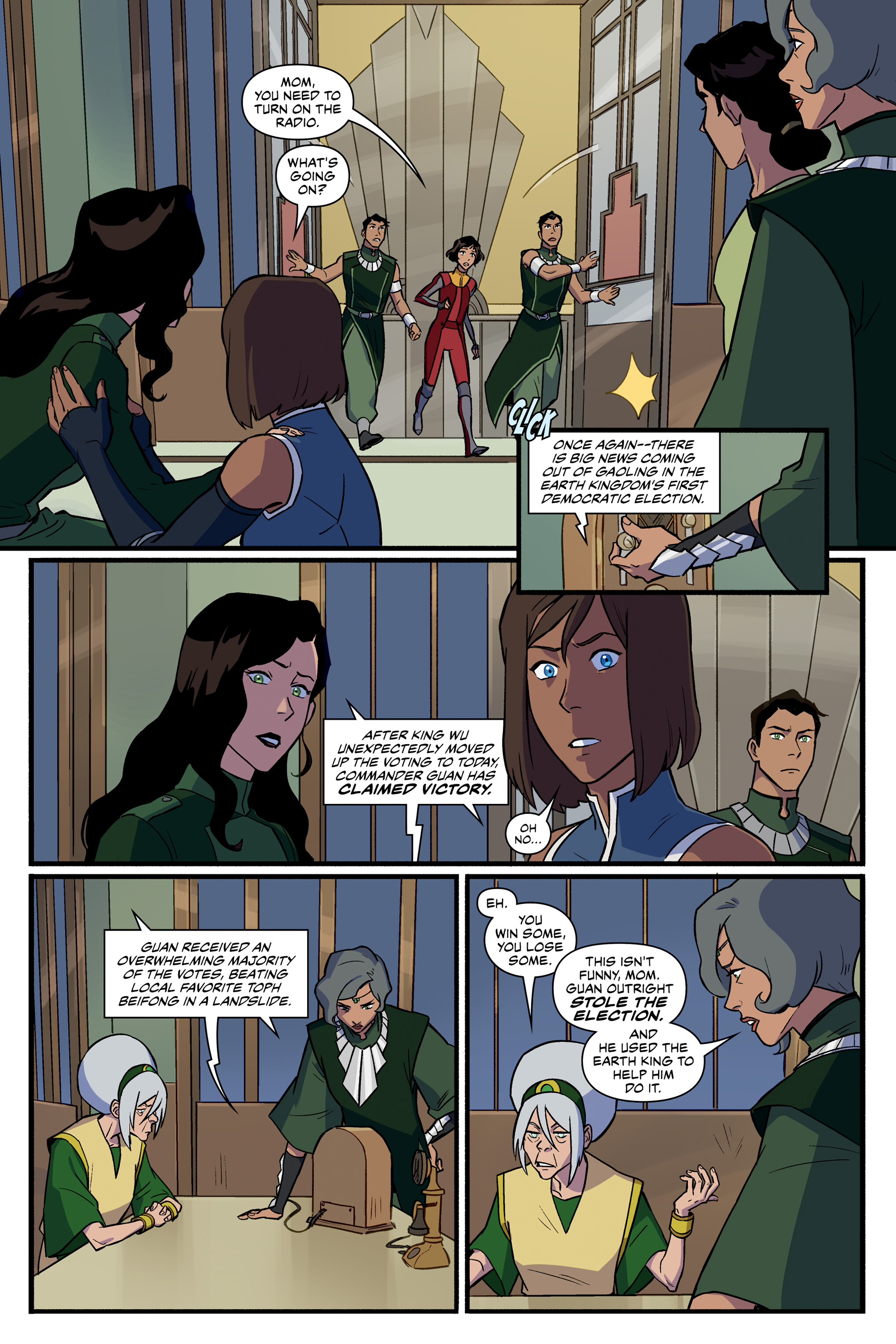 Read online Nickelodeon The Legend of Korra: Ruins of the Empire comic -  Issue # TPB 3 - 32