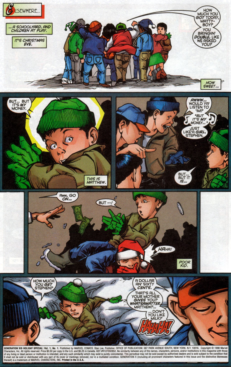 Read online Generation X Holiday Special comic -  Issue # Full - 3
