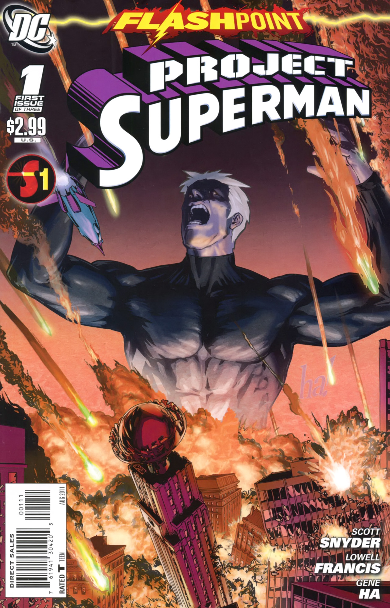 Read online Flashpoint: Project Superman comic -  Issue #1 - 1