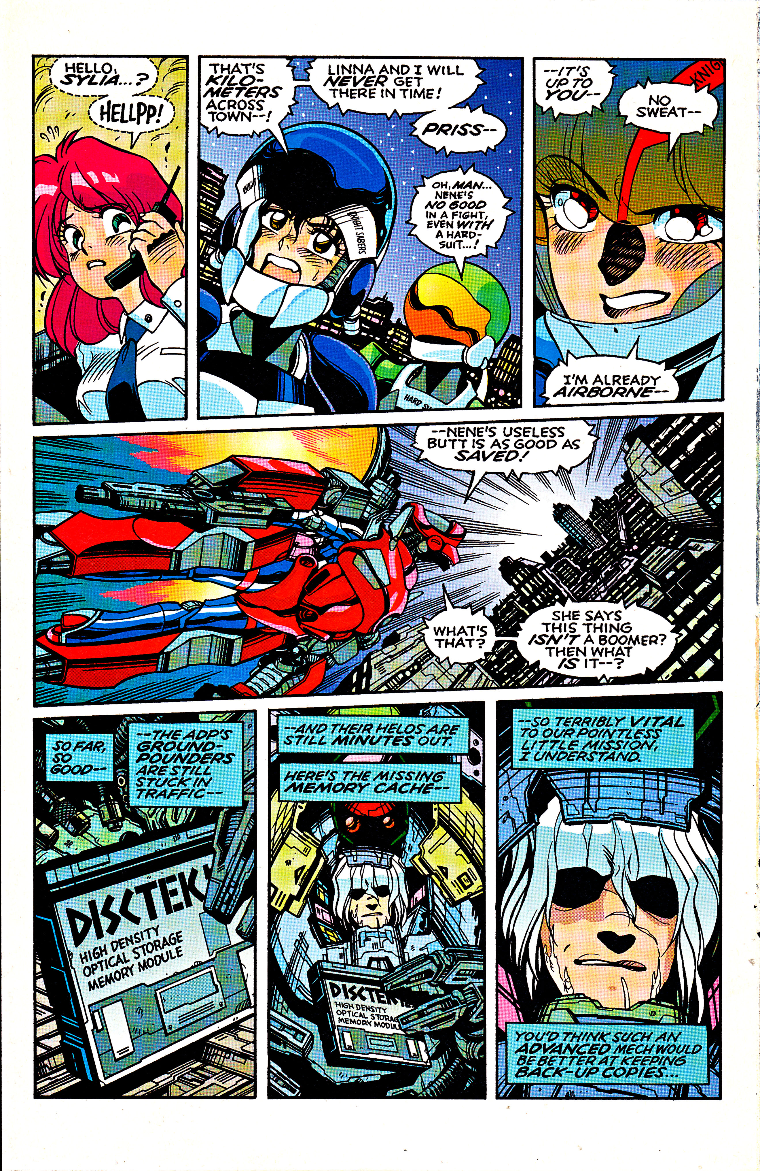 Read online Bubblegum Crisis: Grand Mal comic -  Issue #3 - 19