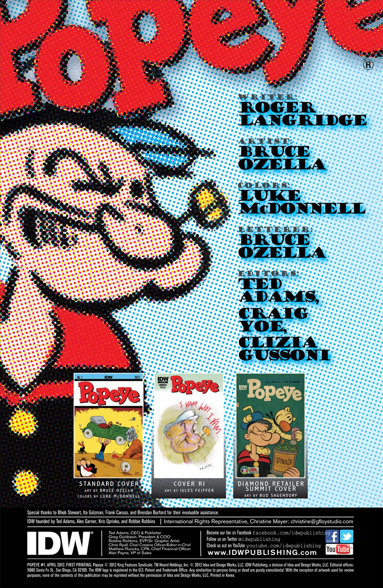 Read online Popeye (2012) comic -  Issue #1 - 2
