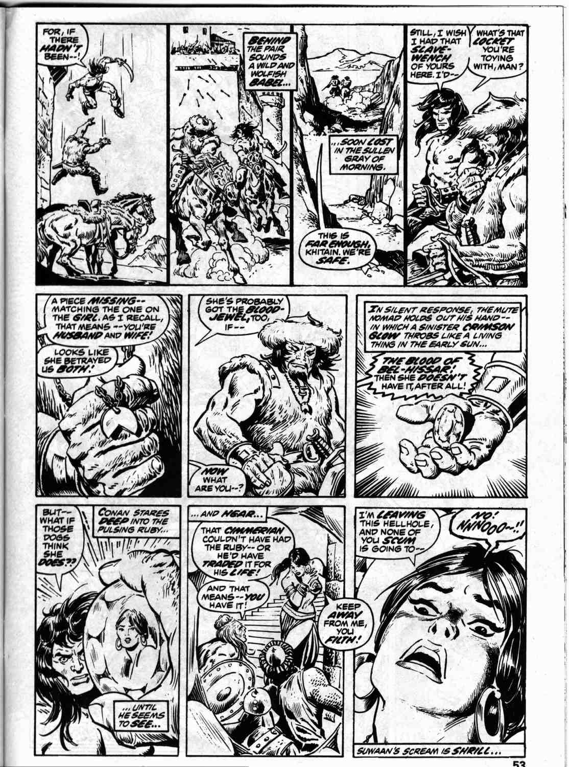 Read online The Savage Sword Of Conan comic -  Issue #59 - 60