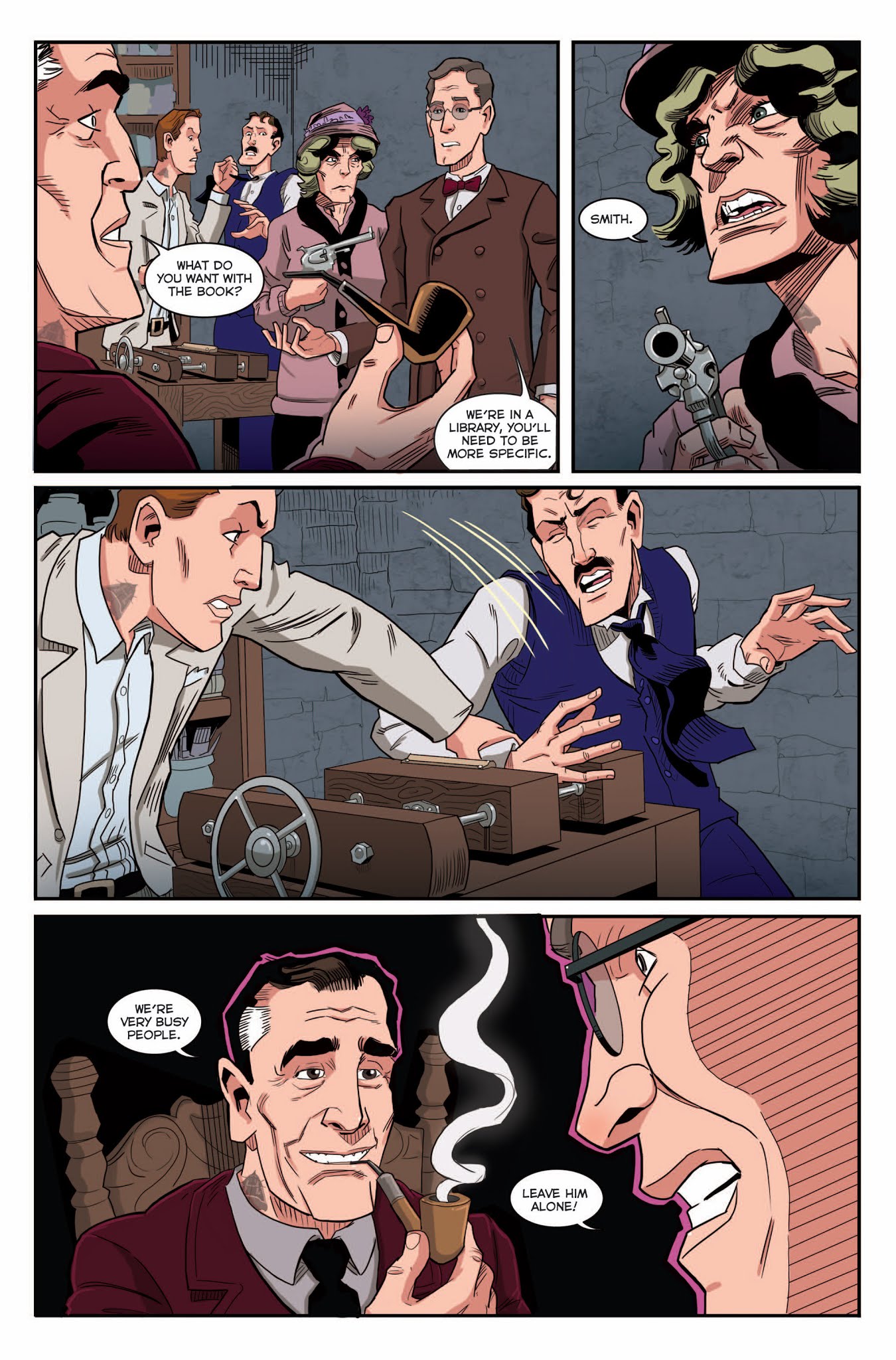 Read online Herald: Lovecraft and Tesla comic -  Issue #3 - 5