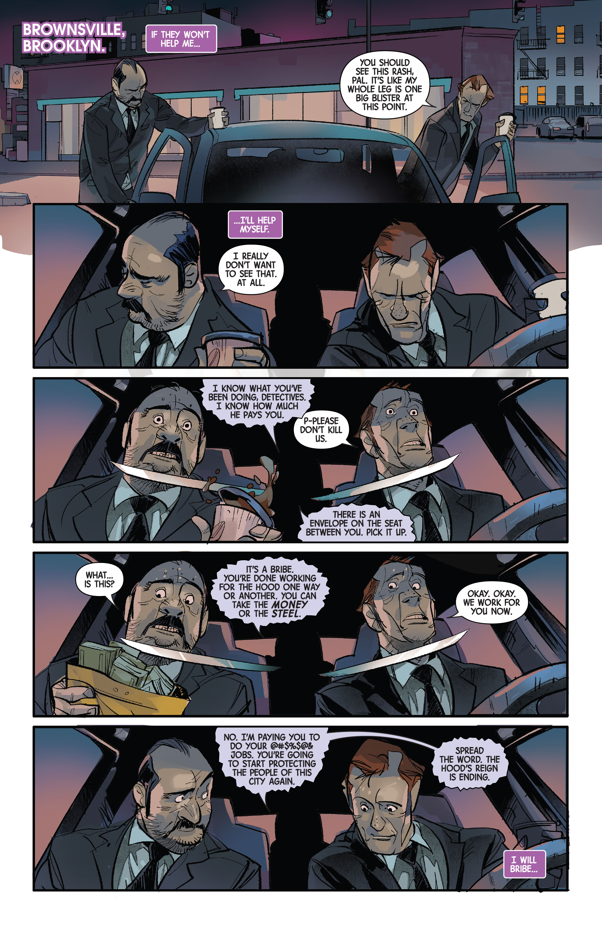 Read online Hawkeye: Freefall comic -  Issue #5 - 6