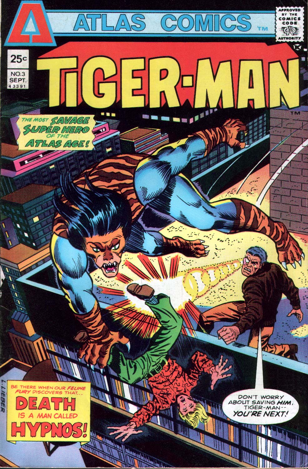 Read online Tiger-Man comic -  Issue #3 - 1